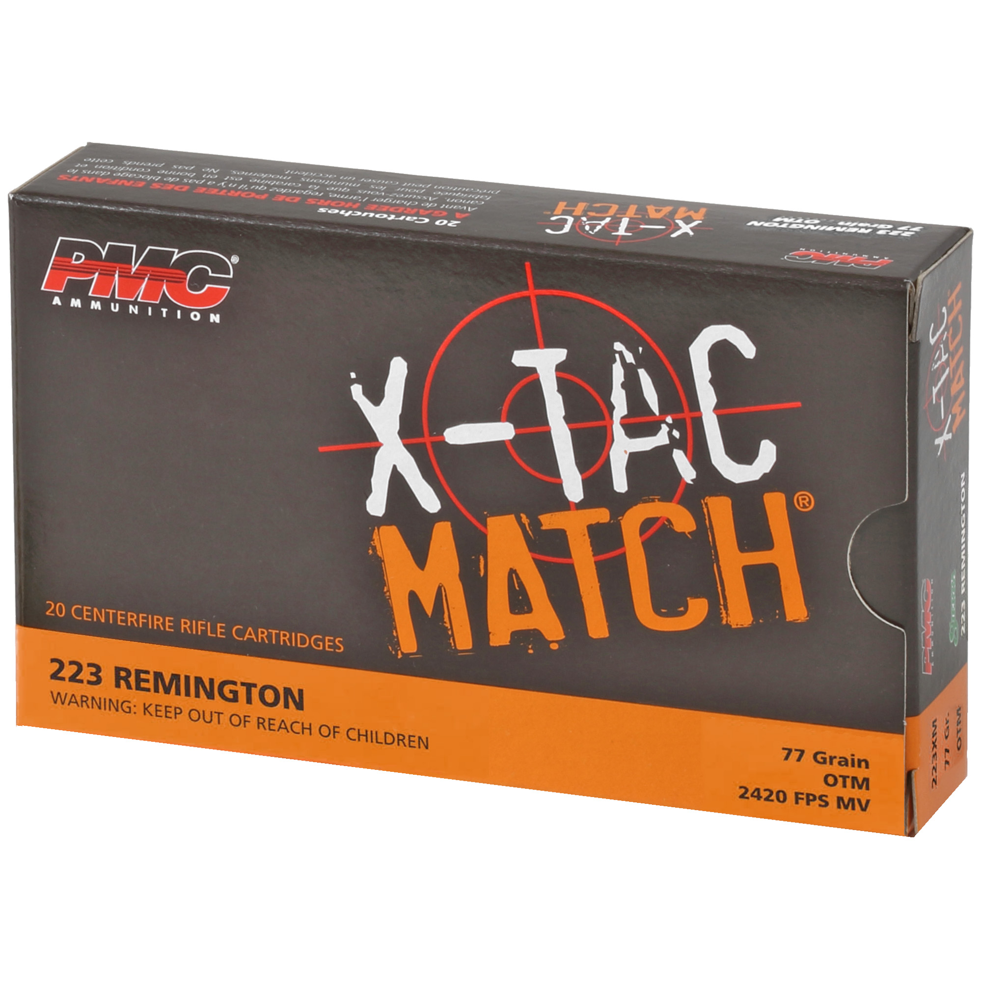 PMC Xtacm 223rem 77 Grain OTM Sierra BT bulk ammo product image