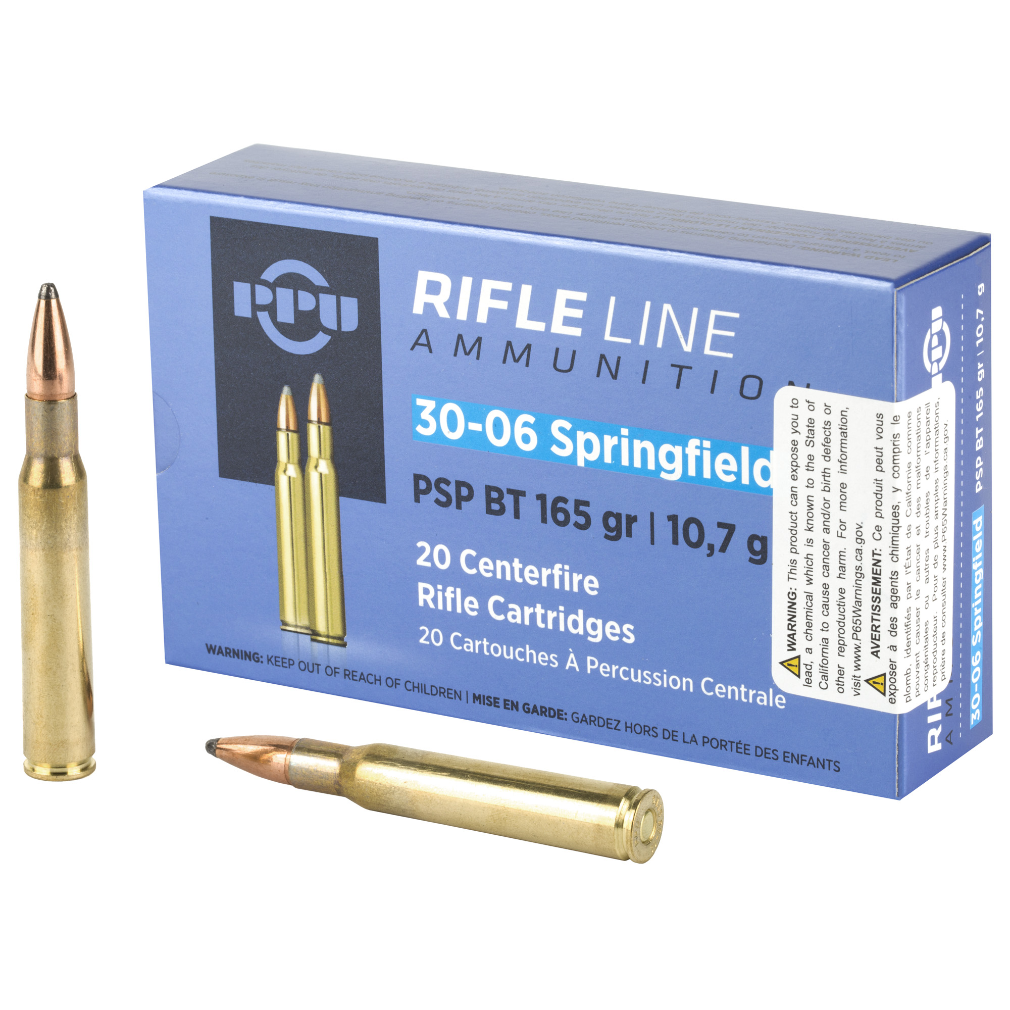 PPU 30-06 PSP 165 Grain 20/200 bulk ammo product image