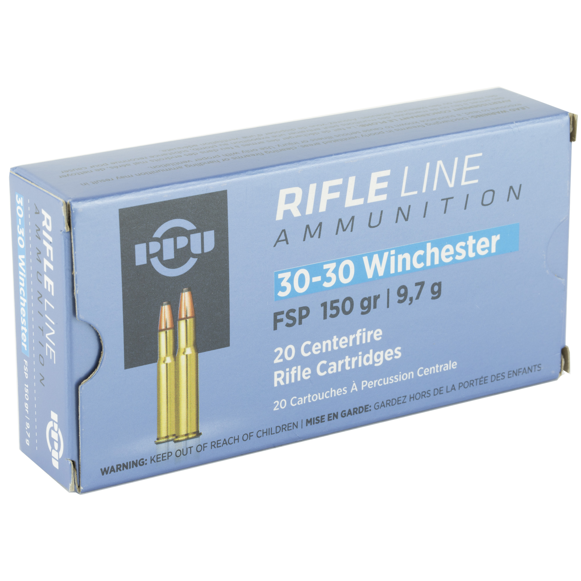 PPU 30-30 Fsp 150 Grain 20/200 bulk ammo product image