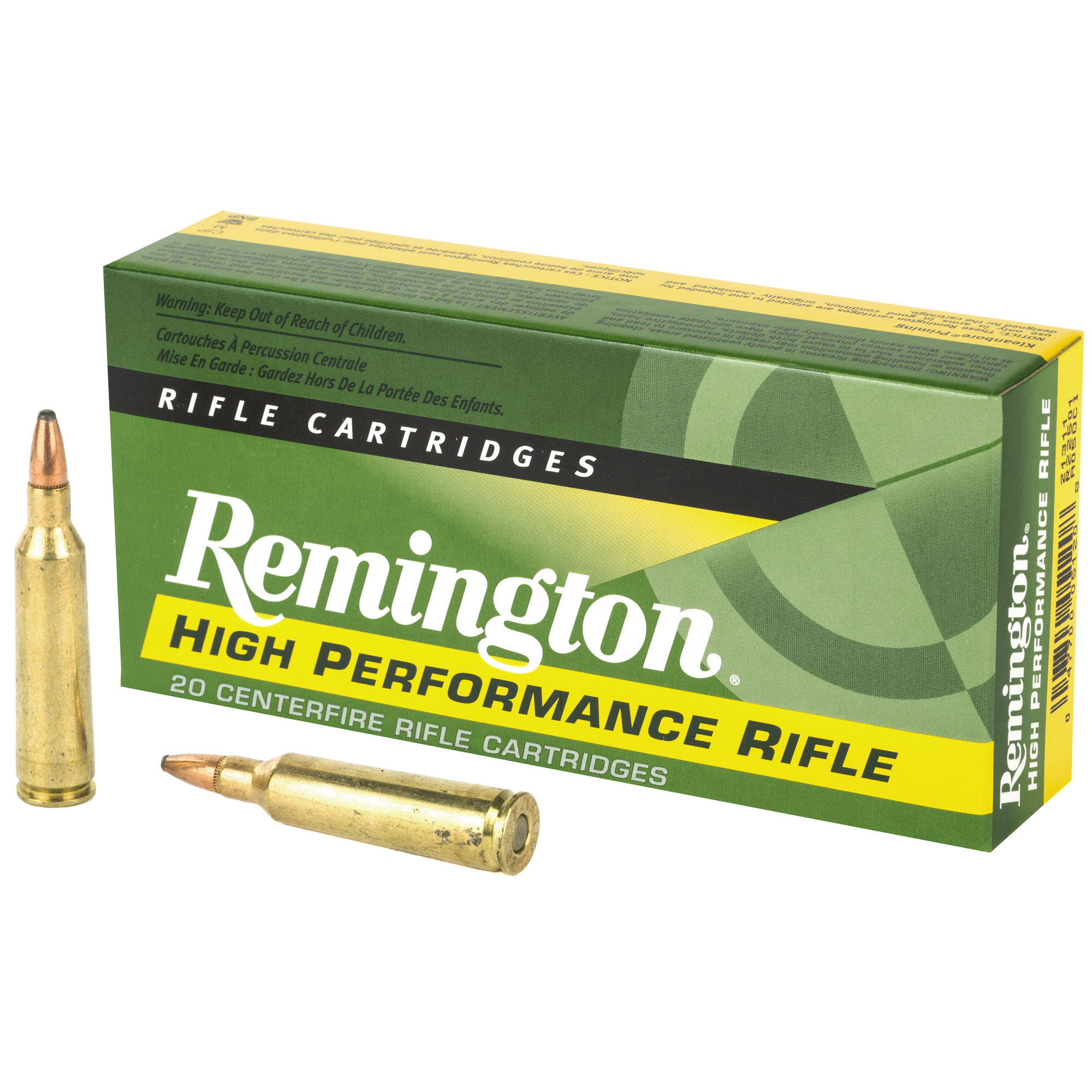 Remington 22-250 55 Grain PSP 20/200 bulk ammo product image