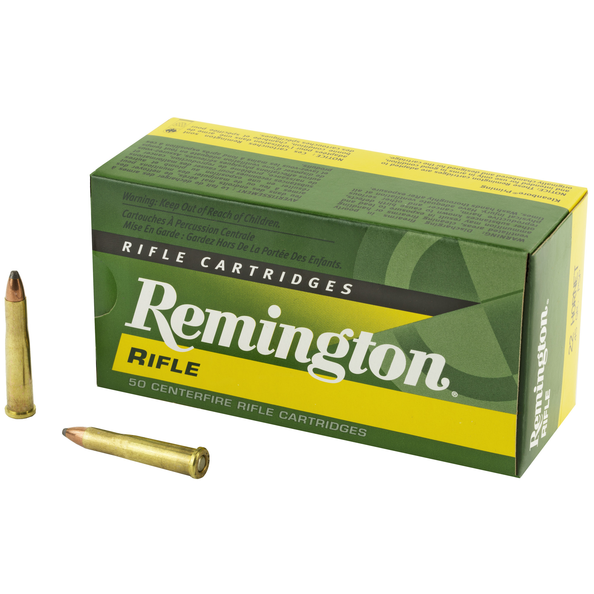 Remington 22horn 45 Grain PSP 50/500 bulk ammo product image