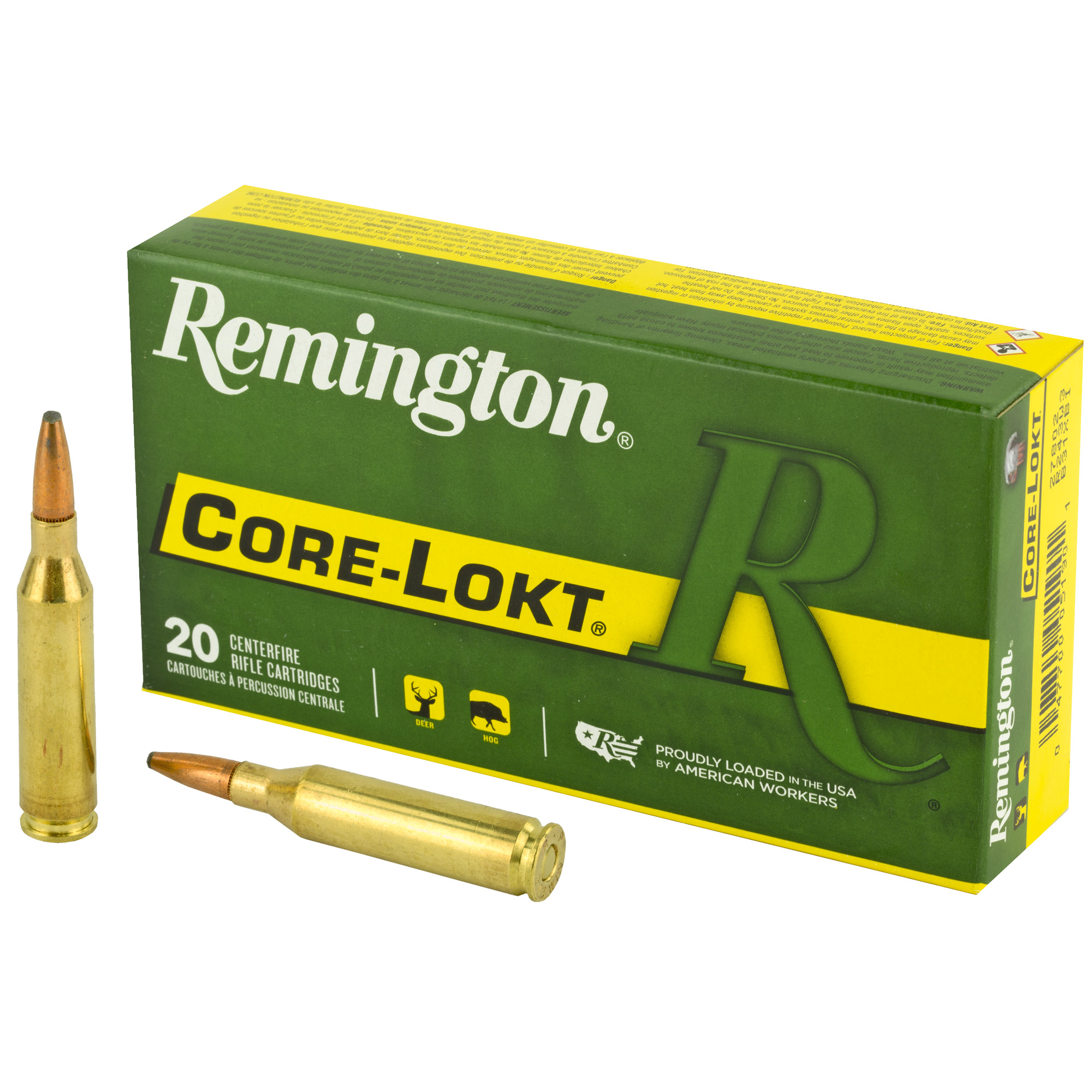 Remington 243win 100 Grain PSP Cl 20/200 bulk ammo product image