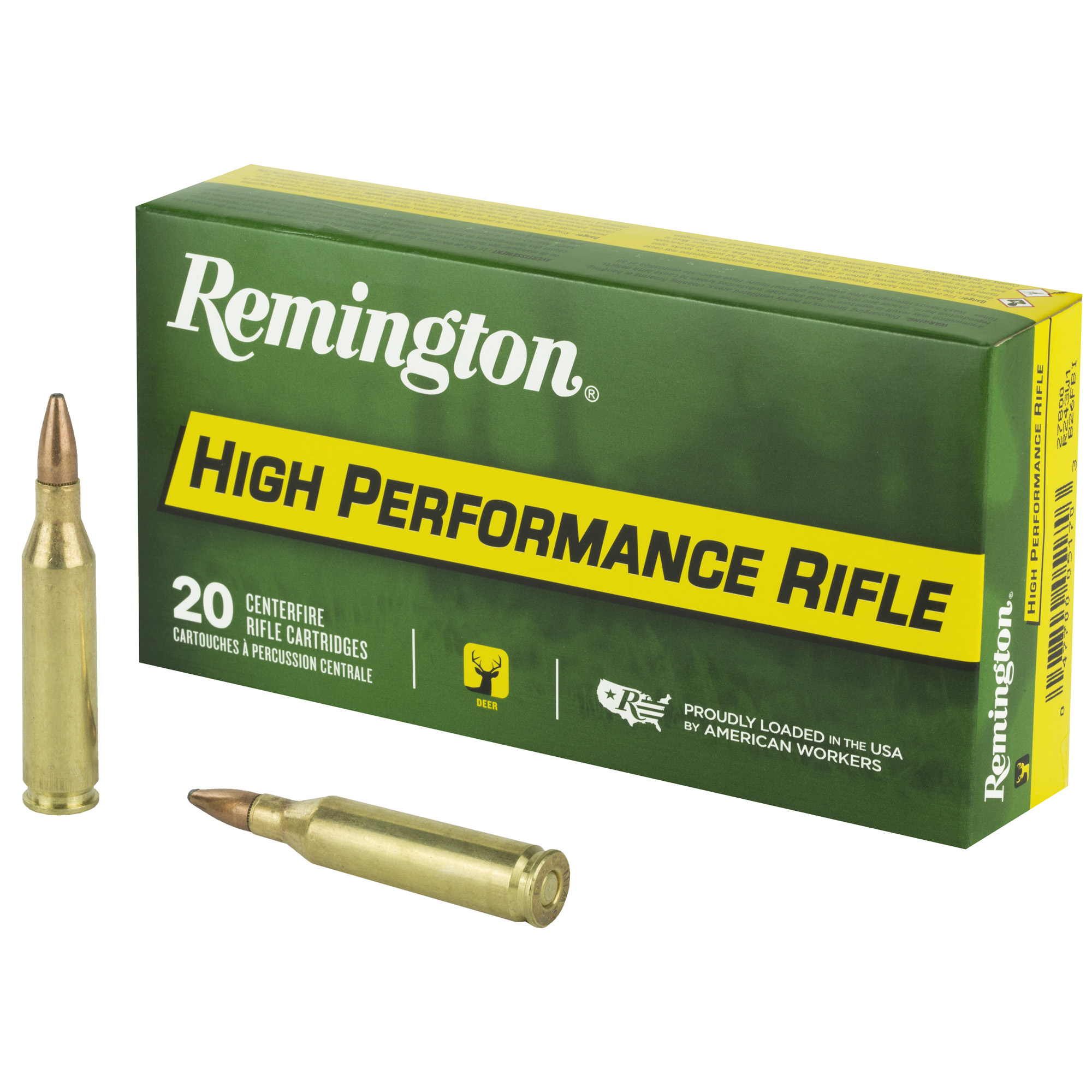 Remington 243win 80 Grain PSP 20/200 bulk ammo product image