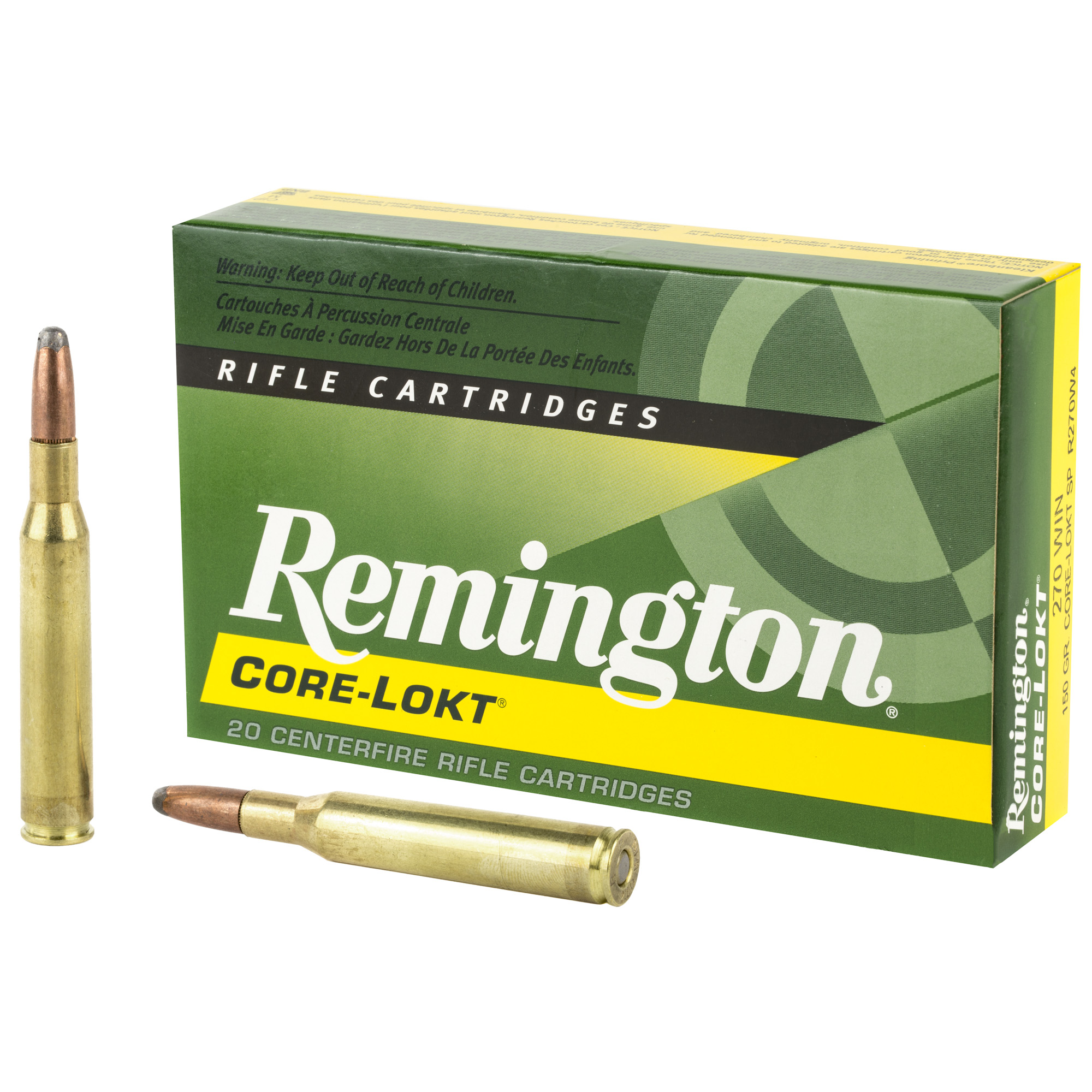 Remington 270 Win 150 Grain SP Cl 20/200 bulk ammo product image