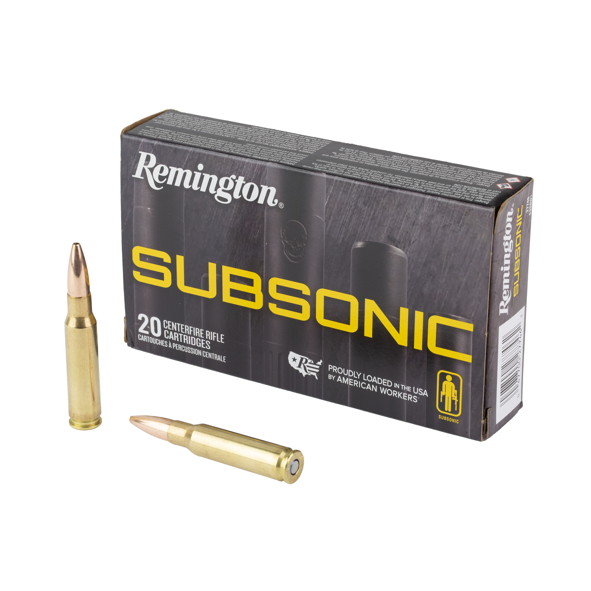 Remington 308win Subsonic 205 Grain Bhp 20/200 bulk ammo product image