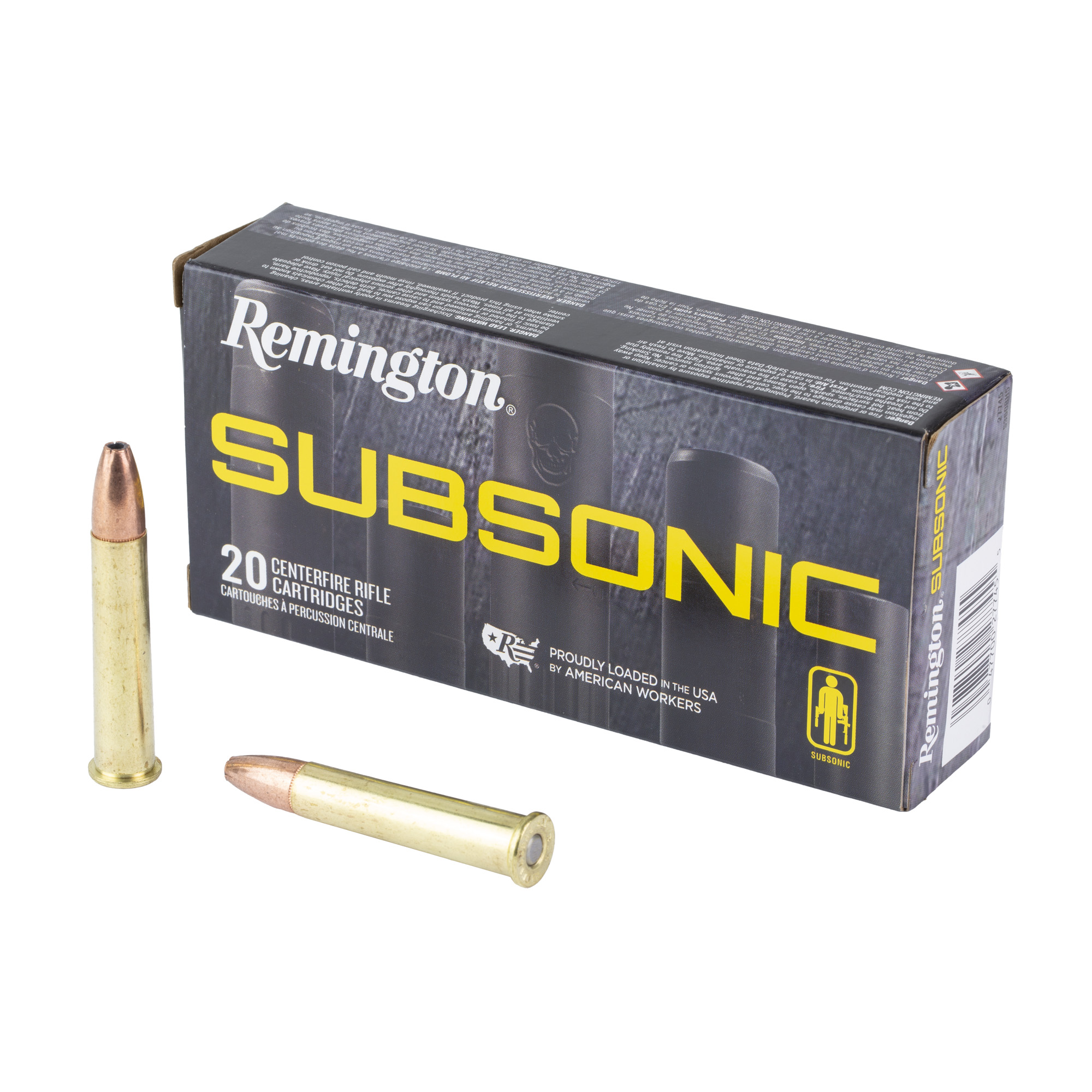 Remington 360buck HMR Subsonic 250 Grain Bhp bulk ammo product image
