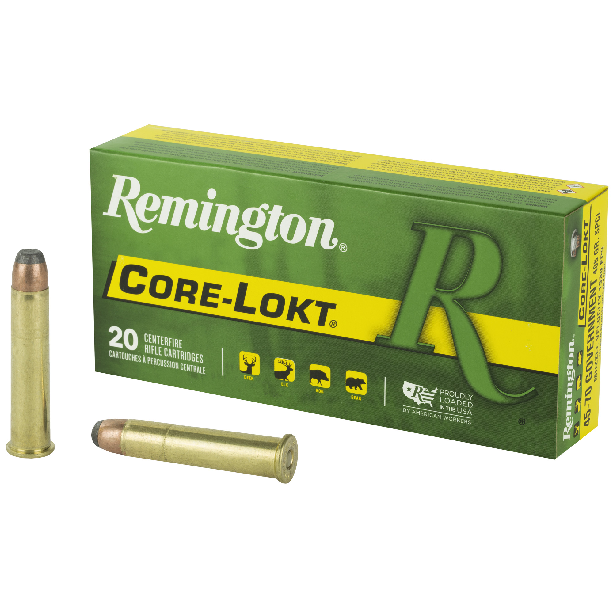 Remington 4570gvt 405 Grain SP 20/200 bulk ammo product image
