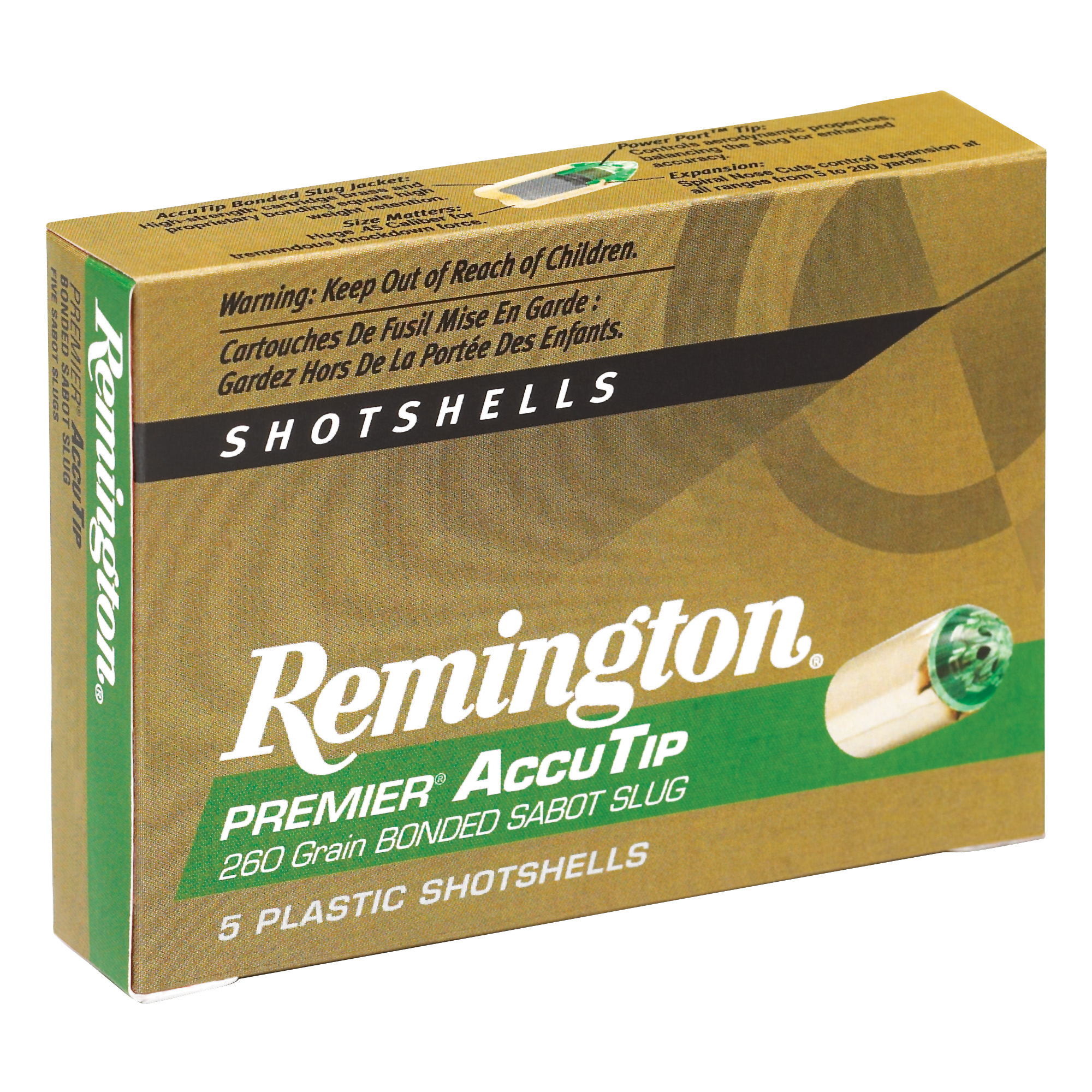 Remington Accu 20 Gauge 3″ 260 Grain Sabot 5/100 bulk ammo product image