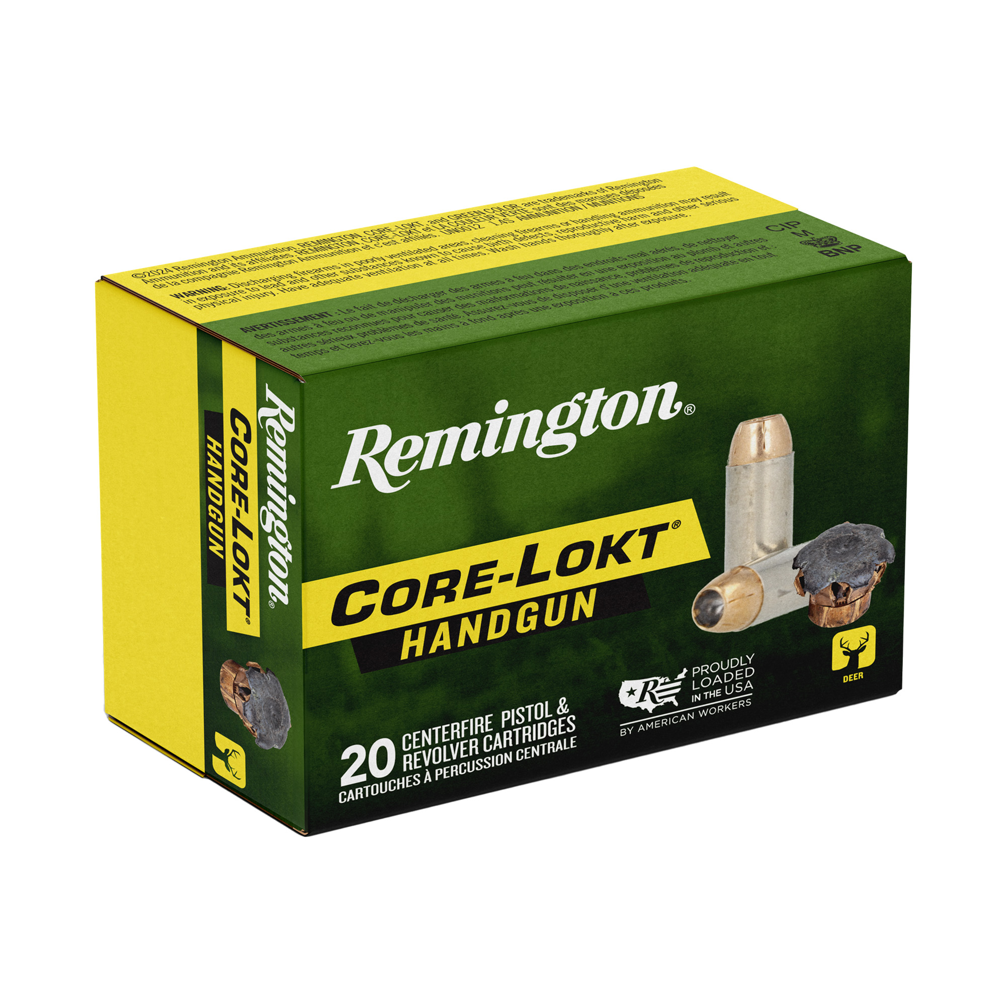 Remington Core-Lokt 45lc 237 Grain JHP 20/200 bulk ammo product image