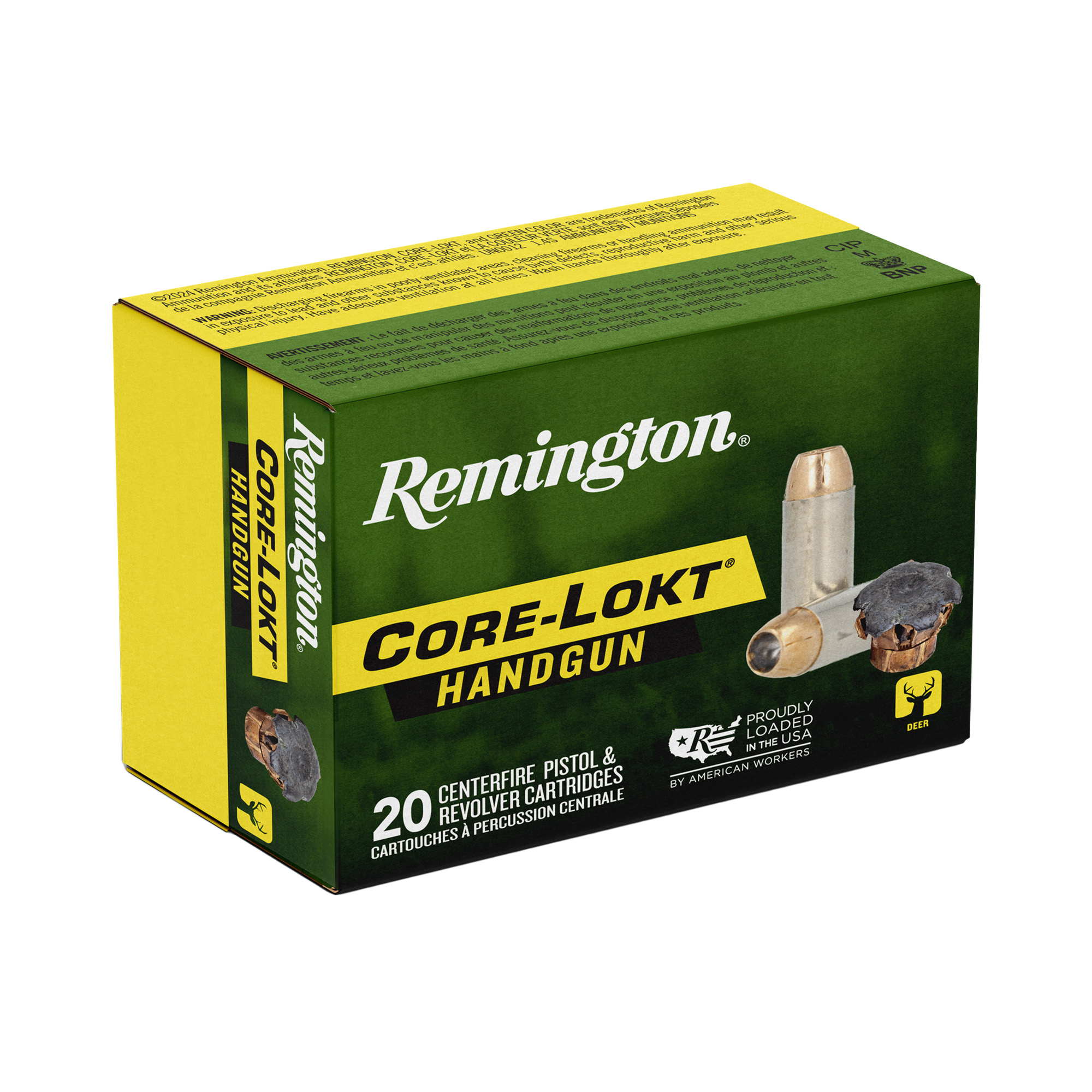 Remington Core-Lokt Hndgn 357mag 180 Grain JHP bulk ammo product image