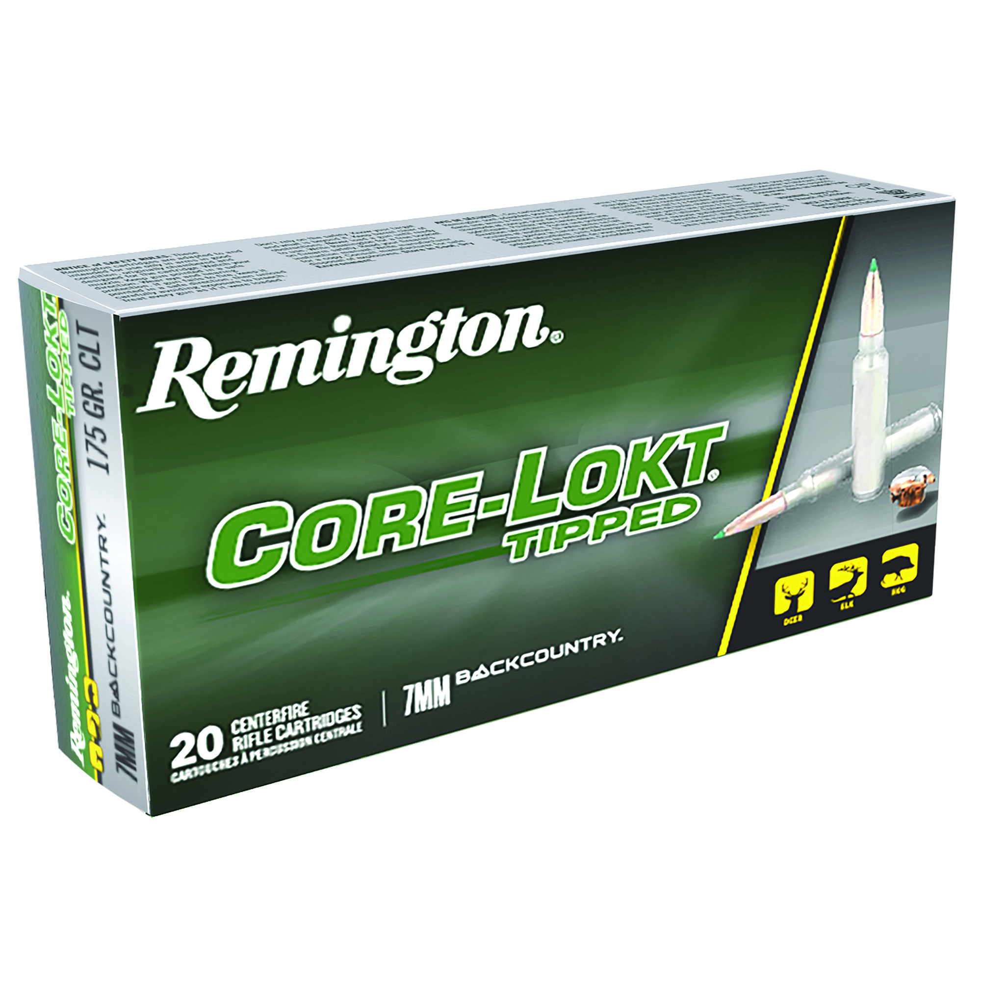 Remington Core-Lokt Tipped 7mm Bc 175 Grain bulk ammo product image