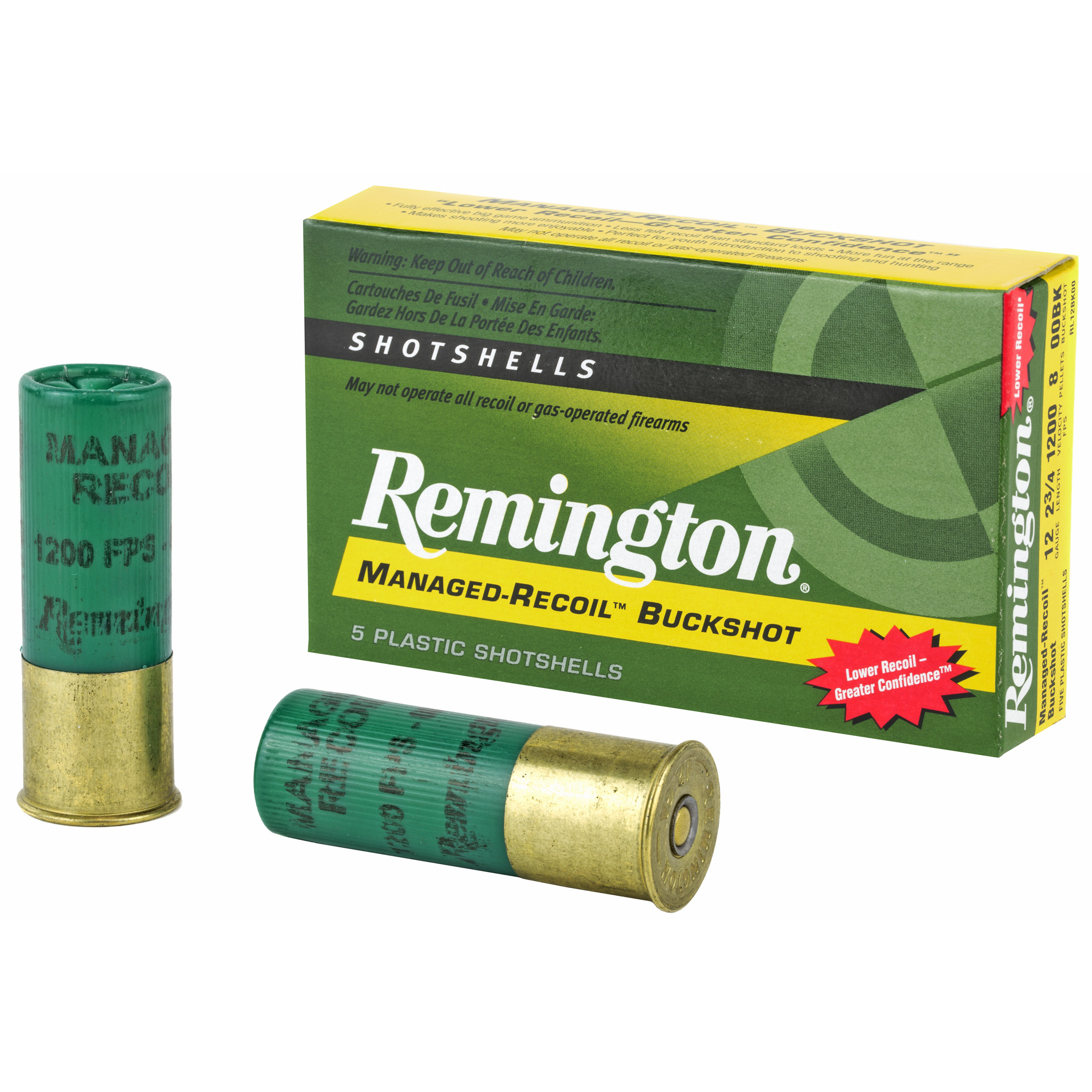 Remington Exp Mr 12 Gauge 2.75″ Oo Bck 5/100 bulk ammo product image