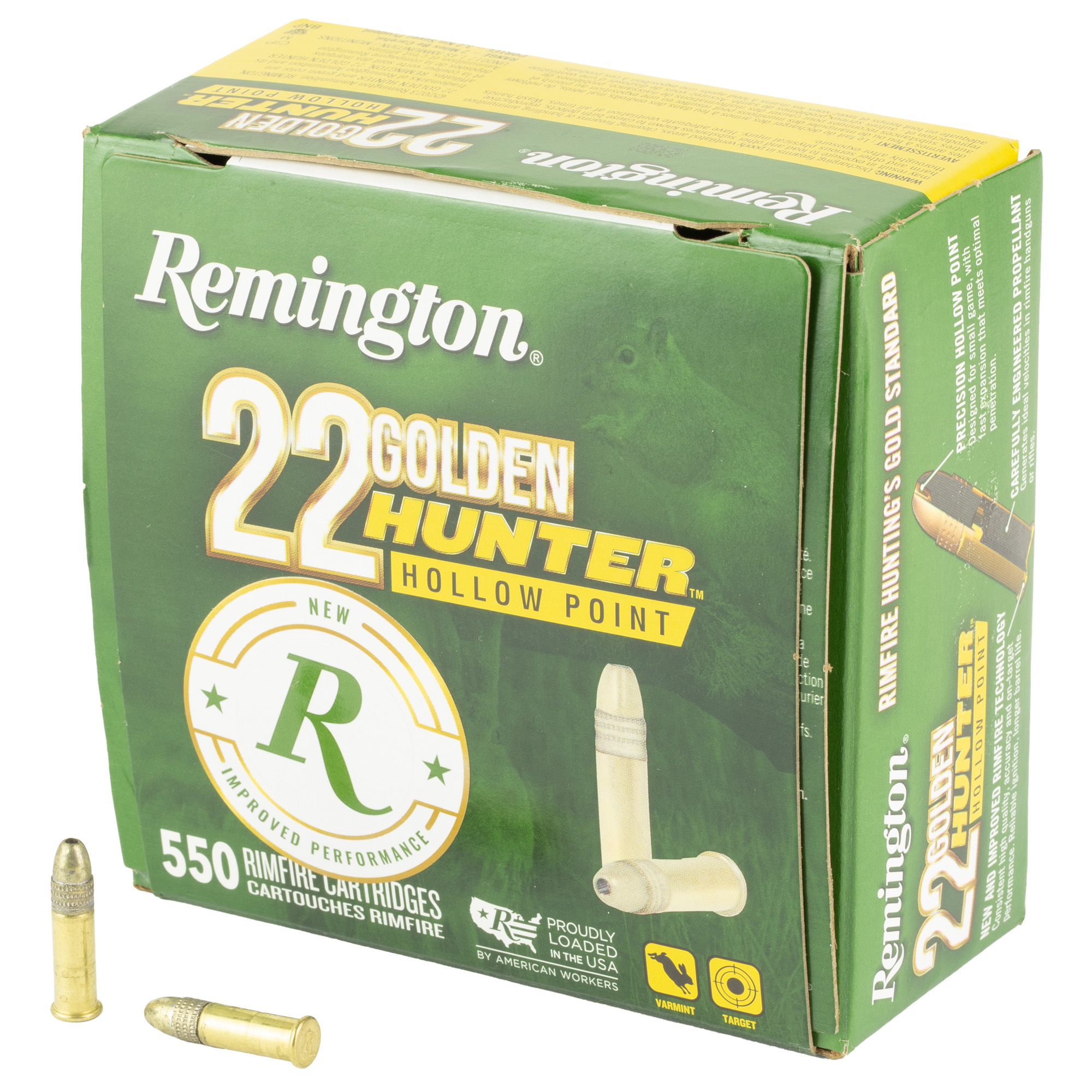 Remington Gld Hntr 22 LR 40 Grain Php 550/6600 bulk ammo product image
