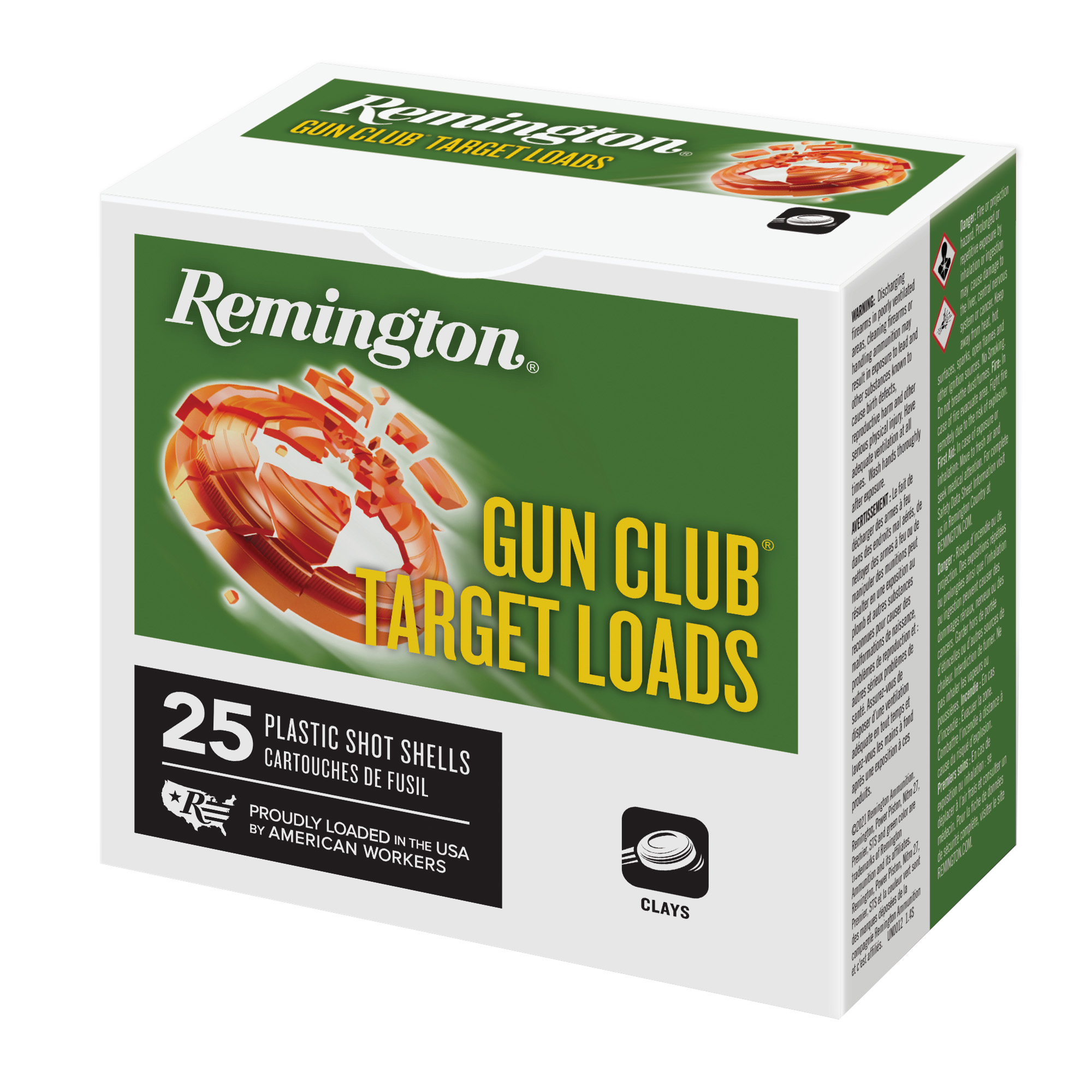 Remington Gun Club 20 Gauge 2.75″ 7/8 oz #7.5 bulk ammo product image