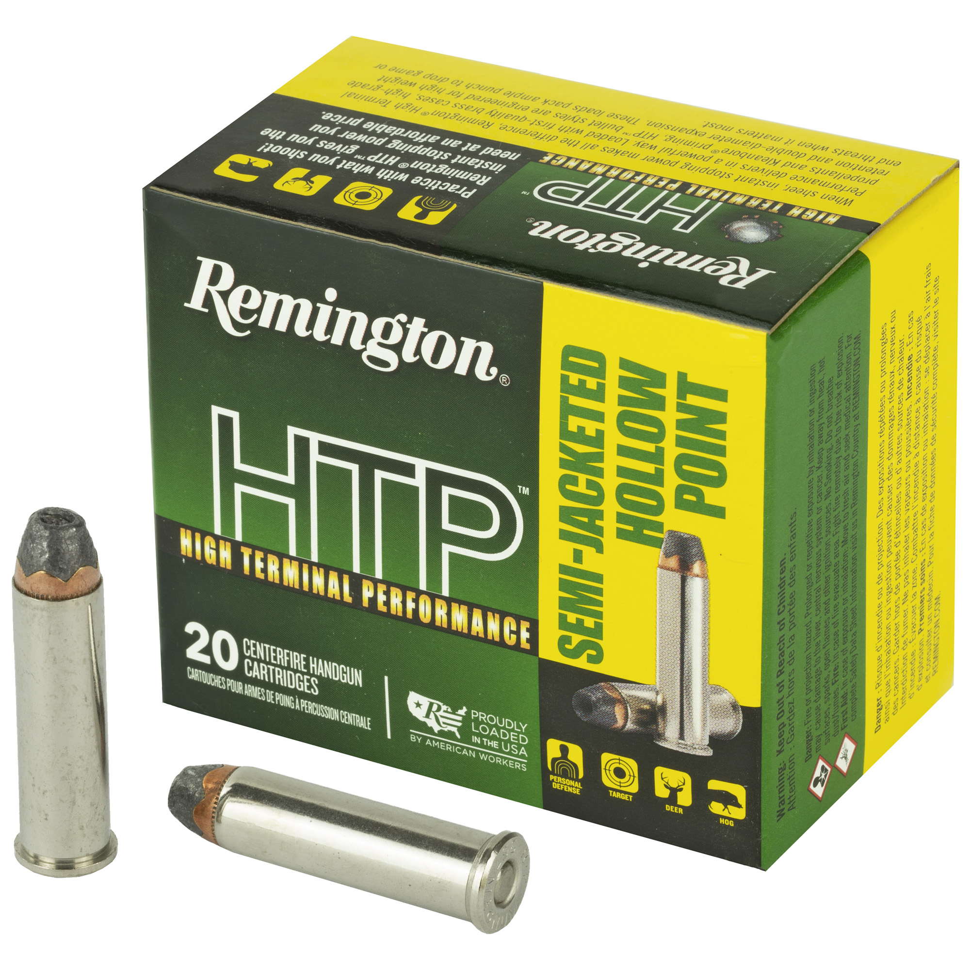 Remington Htp 357mag 158 Grain SJHP 20/500 bulk ammo product image