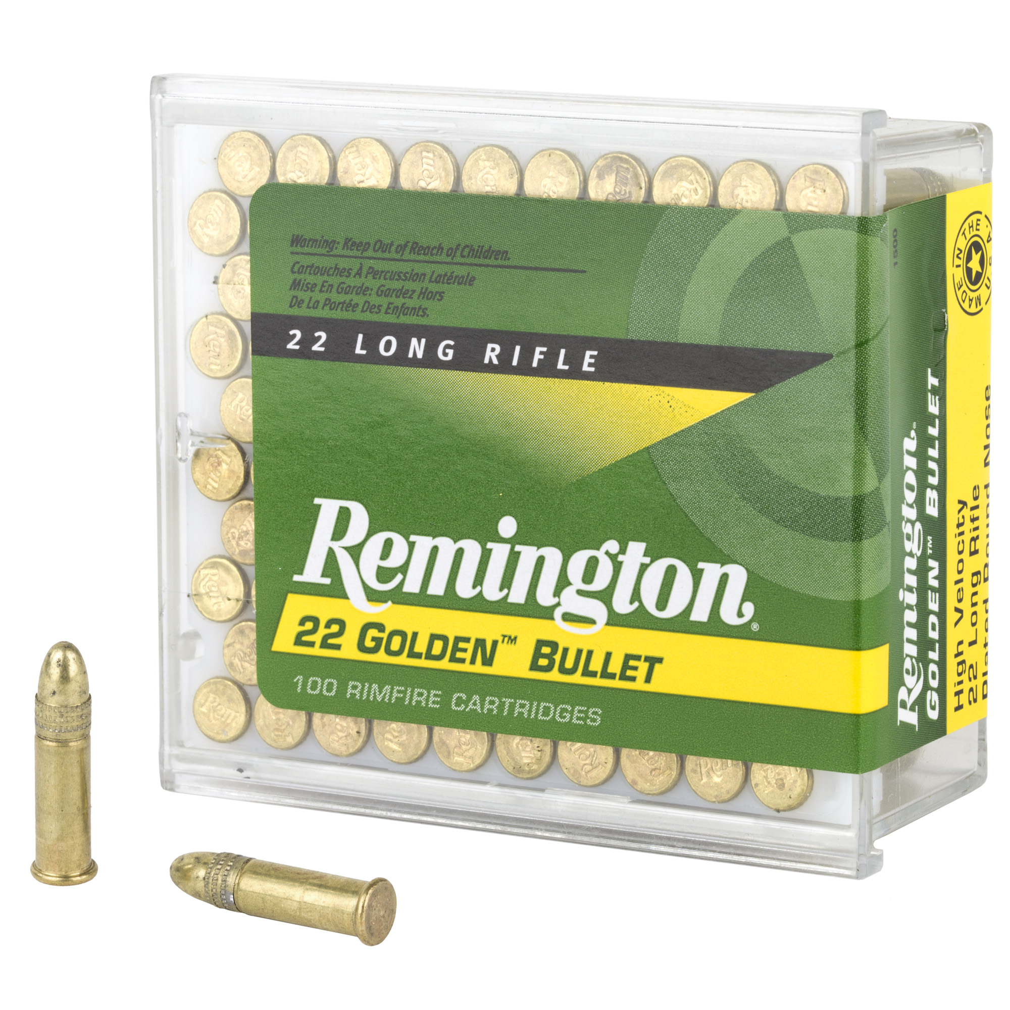 Remington HV 22 LR 40 Grain RN 100 Pack bulk ammo product image