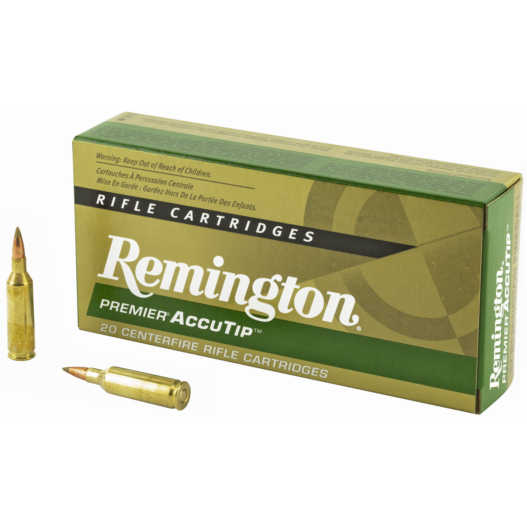 Remington Prmr Accu 17fireball 20 Grain 20/200 bulk ammo product image