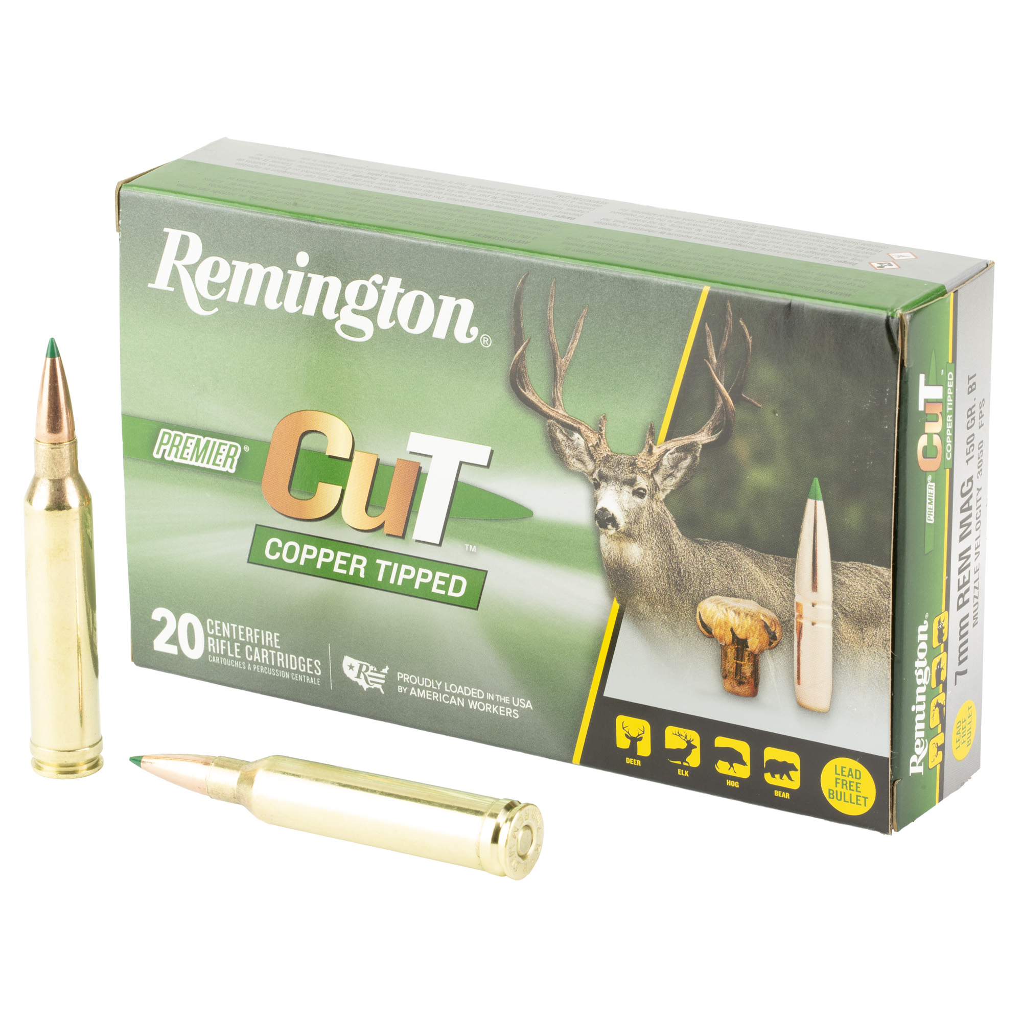 Remington Prmrcut 7mm Rem Mag 150 Grain 20/200 bulk ammo product image