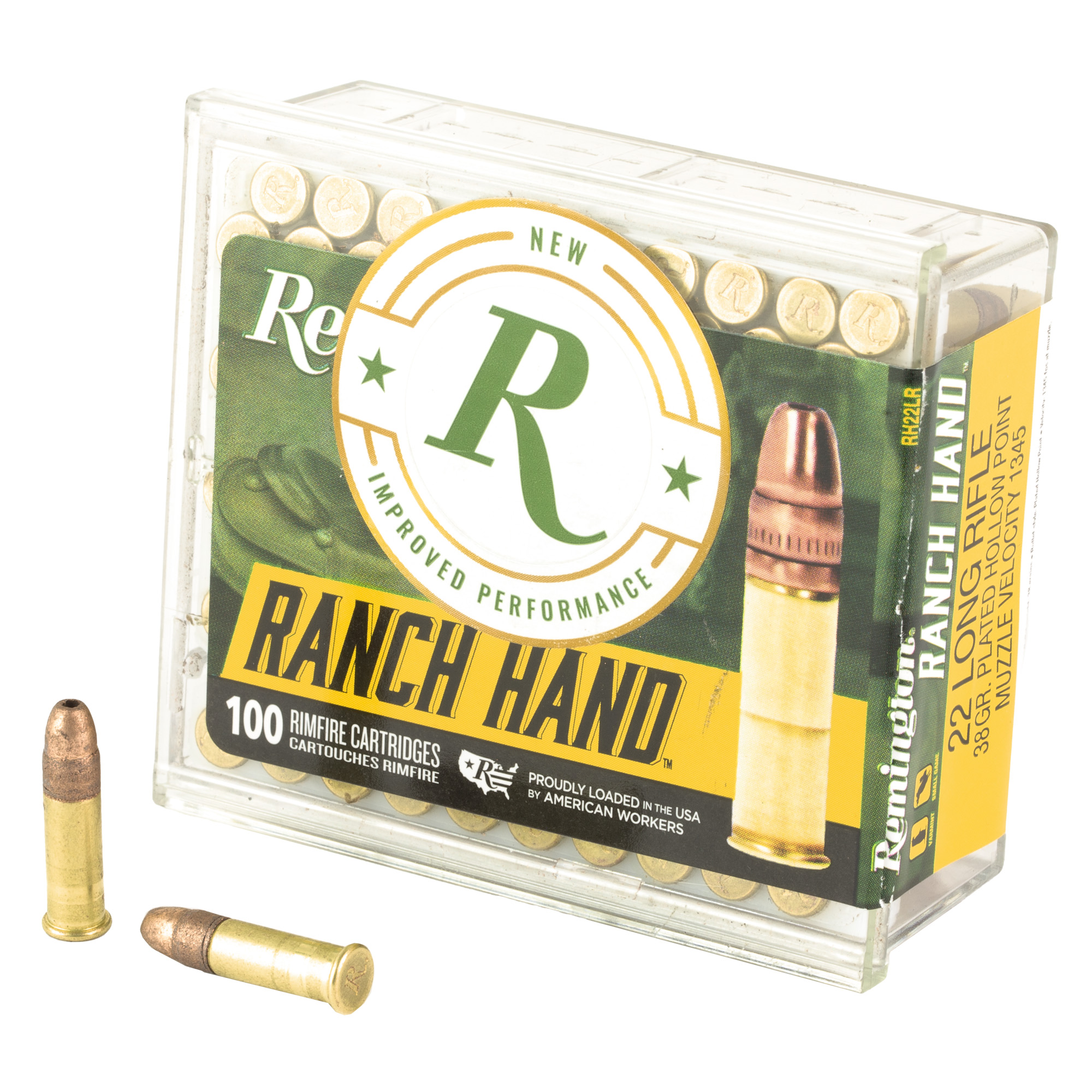Remington Ranch Hnd 22 LR 38 Grain Php 100/5000 bulk ammo product image