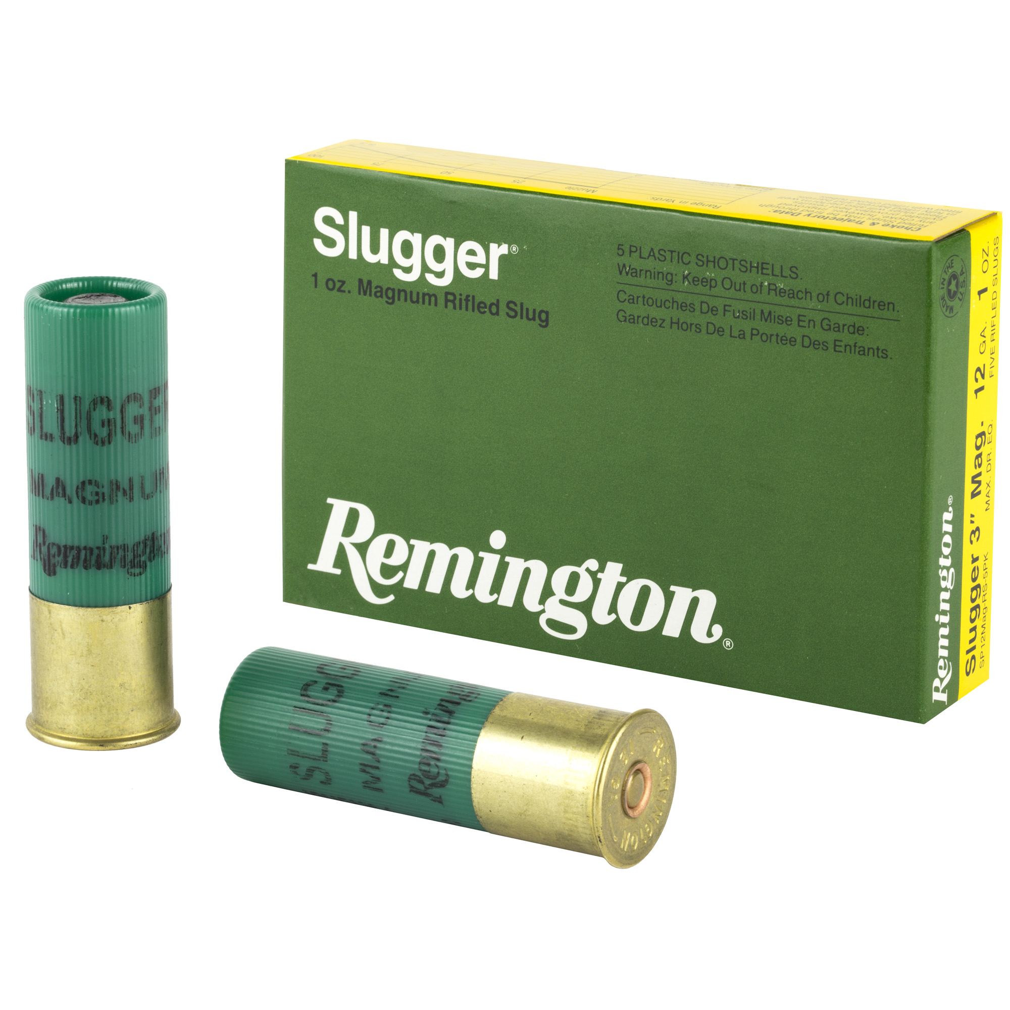 Remington Slgr 12 Gauge 3″ Max Rfl Slg 5/250 bulk ammo product image