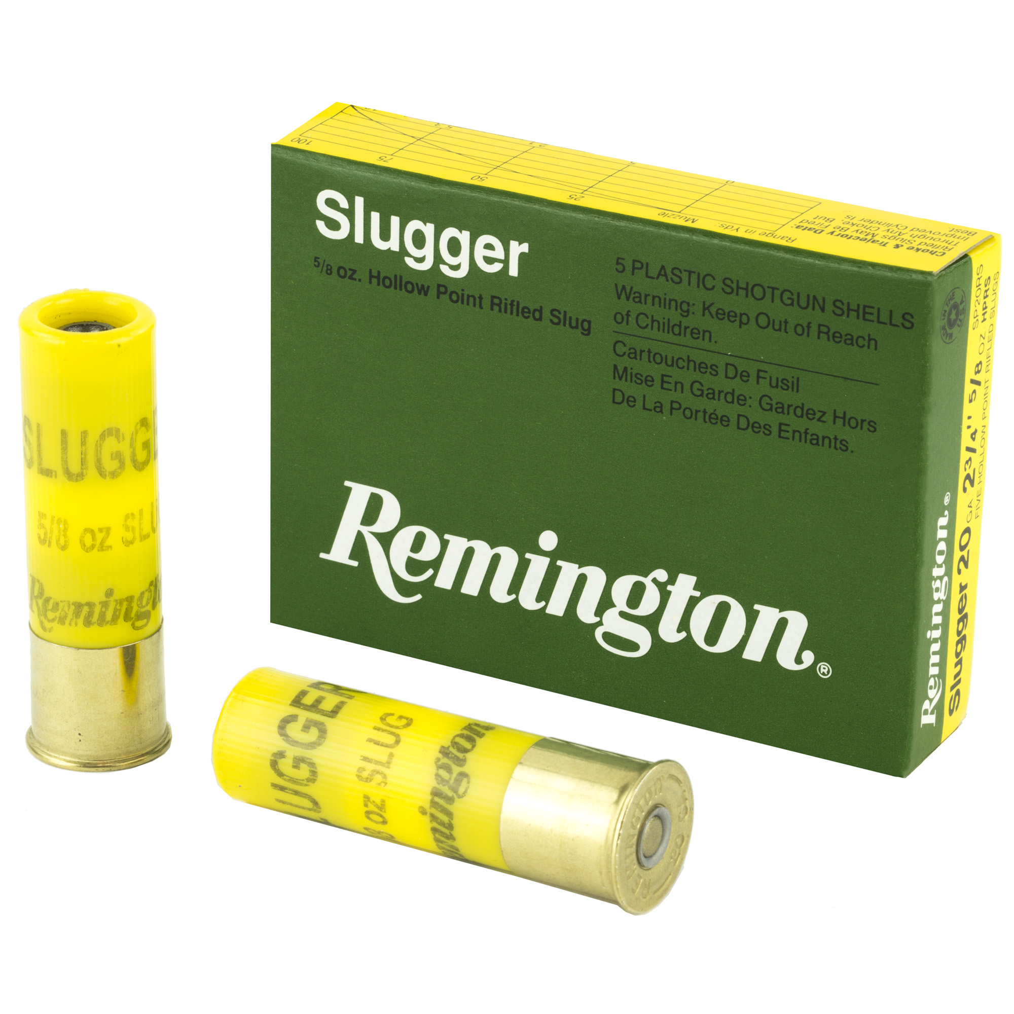 Remington Slgr 20 Gauge 2.75″ HP 5/250 bulk ammo product image