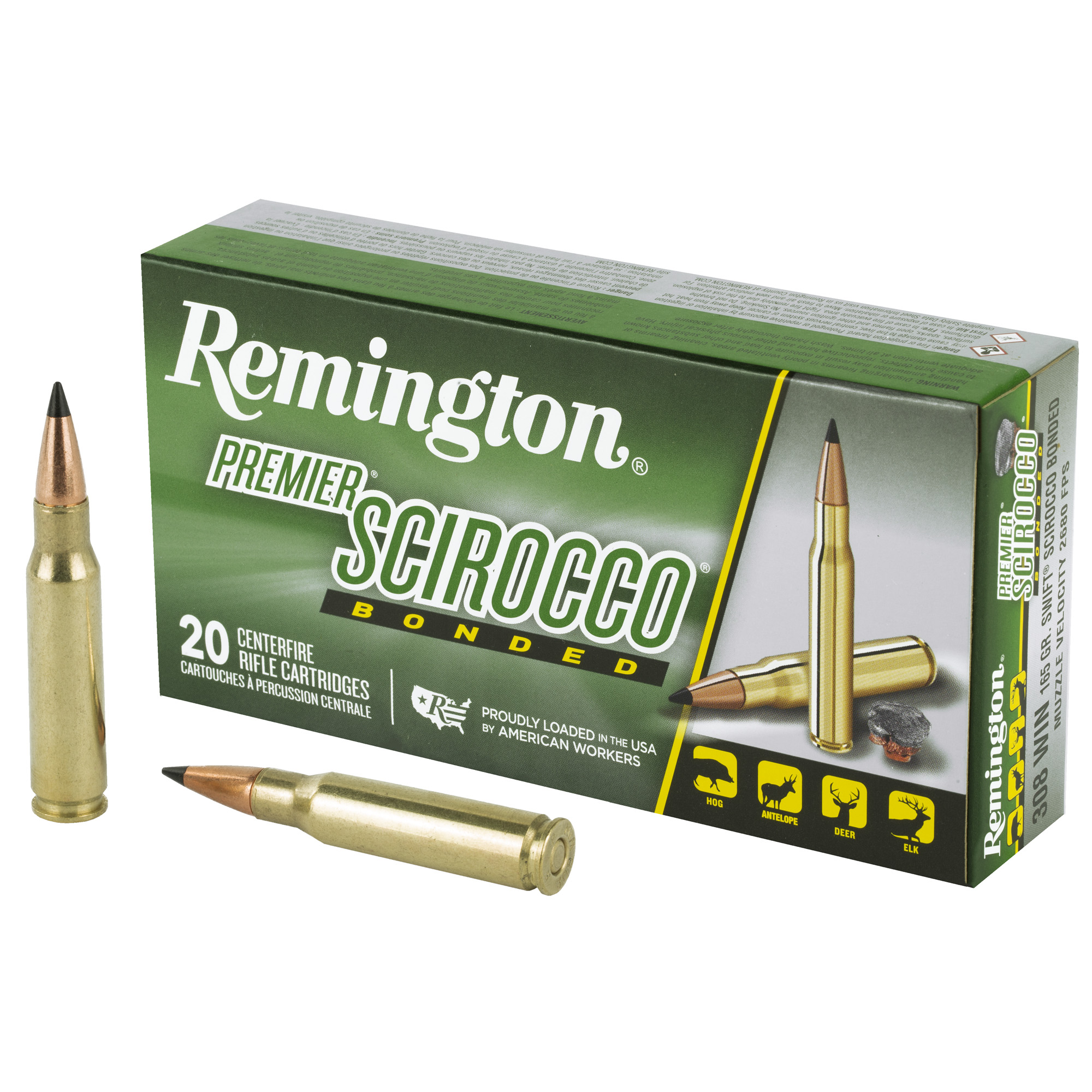Remington Swift Scr 308win 165 Grain 20/200 bulk ammo product image