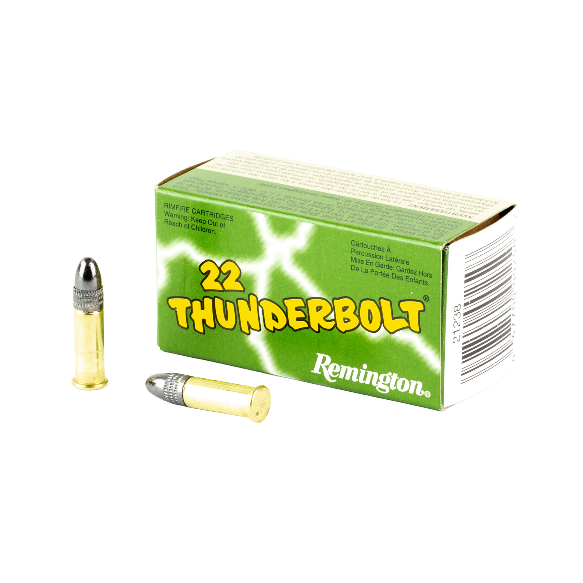 Remington Thndrbolt 22 LR 40 Grain RN 50/5000 bulk ammo product image