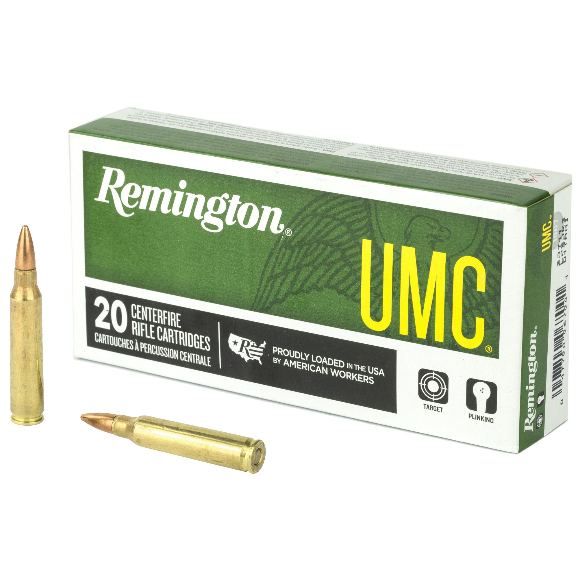 Remington Umc 223rem 55 Grain FMJ 20/200 bulk ammo product image