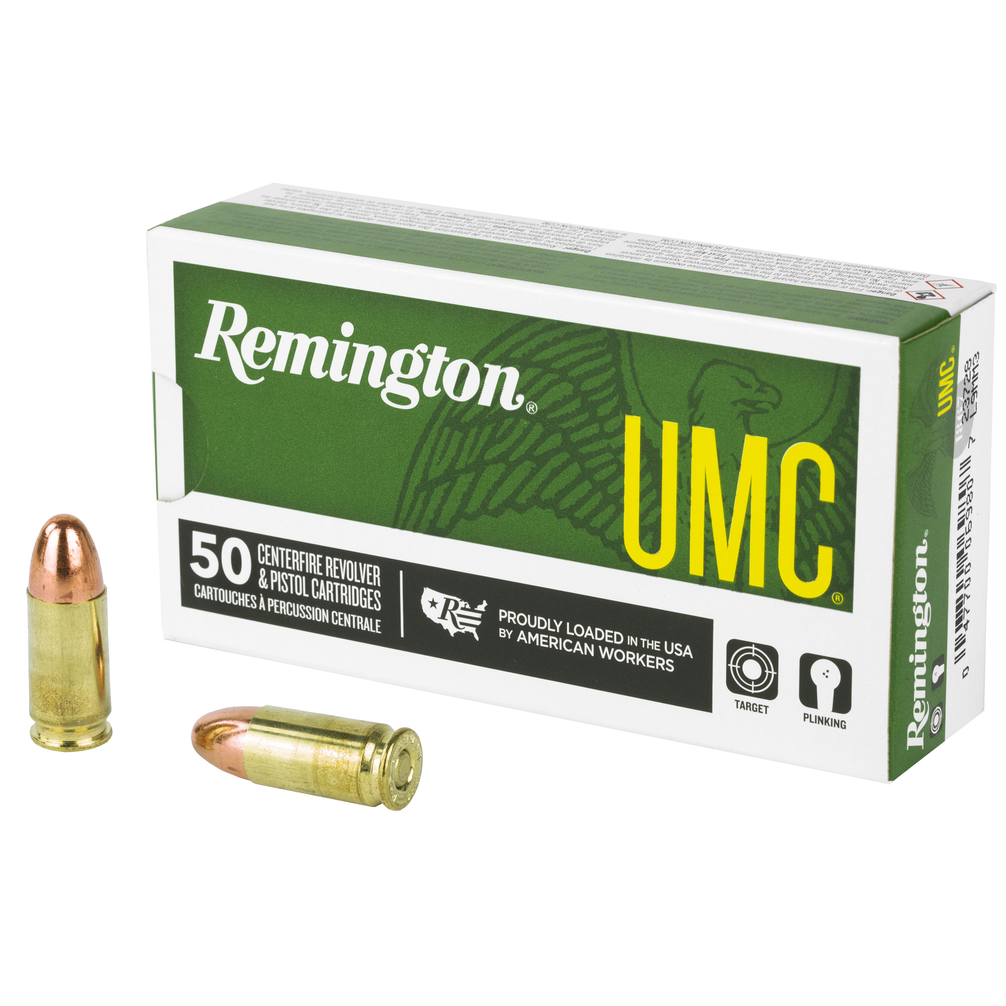 Remington Umc 9mm 115 Grain FMJ 50/500 bulk ammo product image