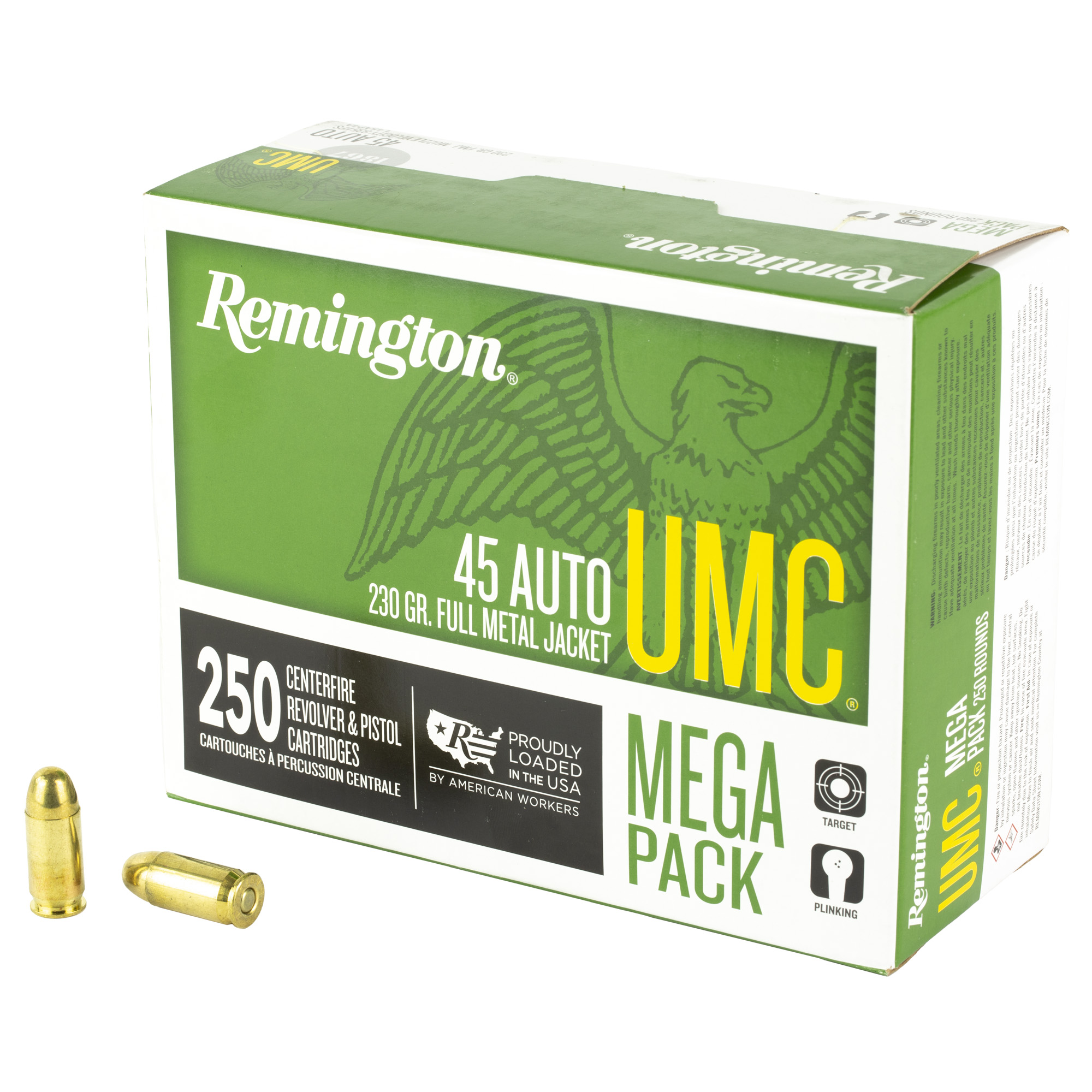 Remington Umc Mp 45 ACP 230 Grain FMJ 250/1000 bulk ammo product image