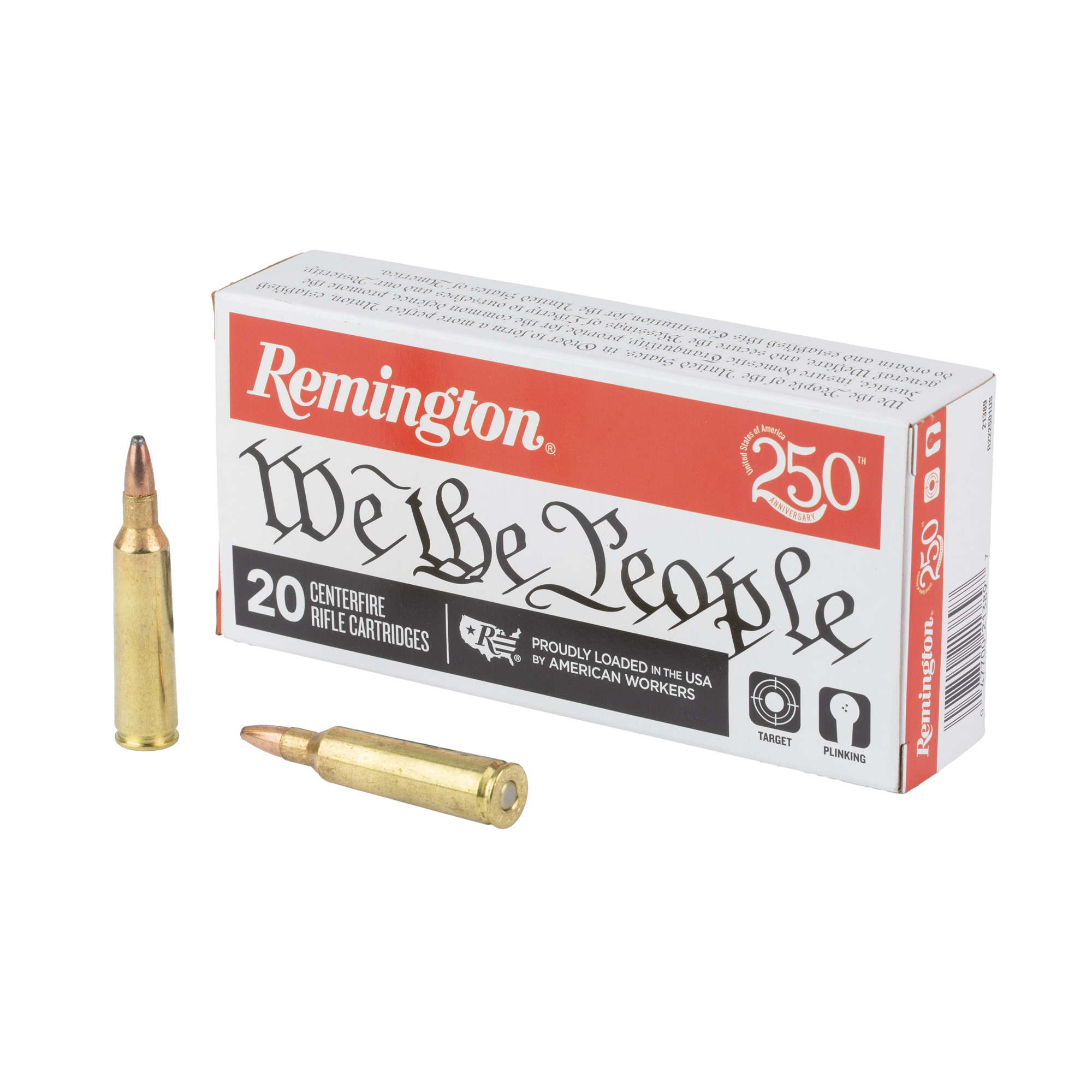 Remington We the People 22-250rem 55 Grain Hpr bulk ammo product image