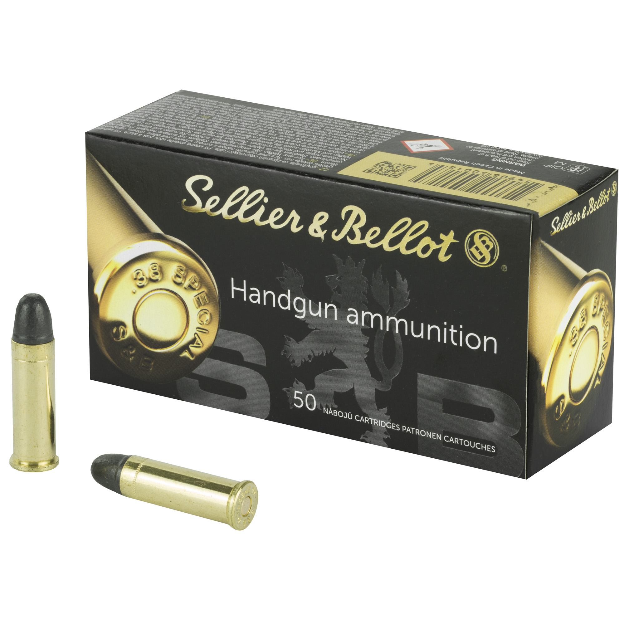 S&B 38spl 158 Grain LRN 50/1000 bulk ammo product image