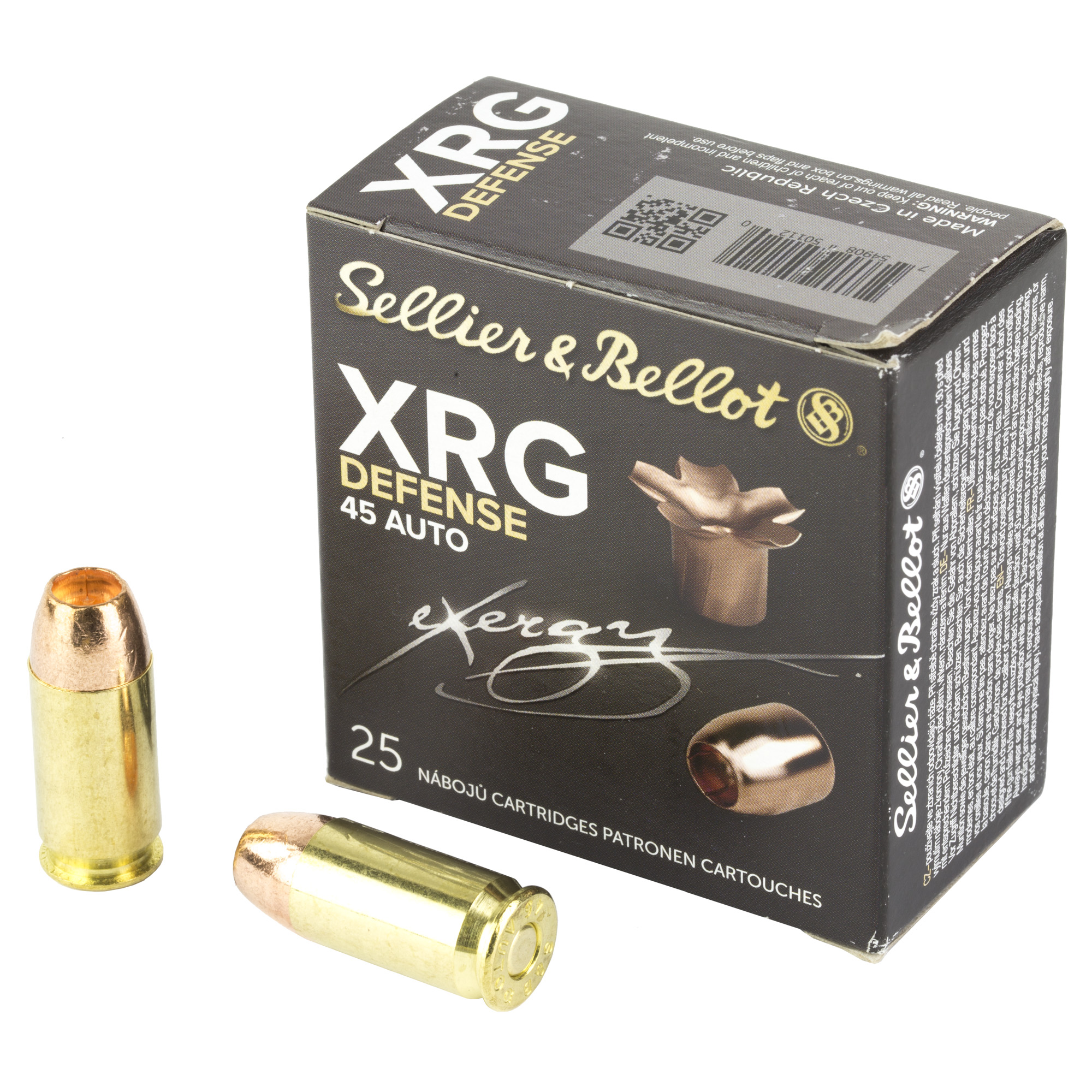S&B 45 ACP 165 Grain Xrg 25/1000 bulk ammo product image