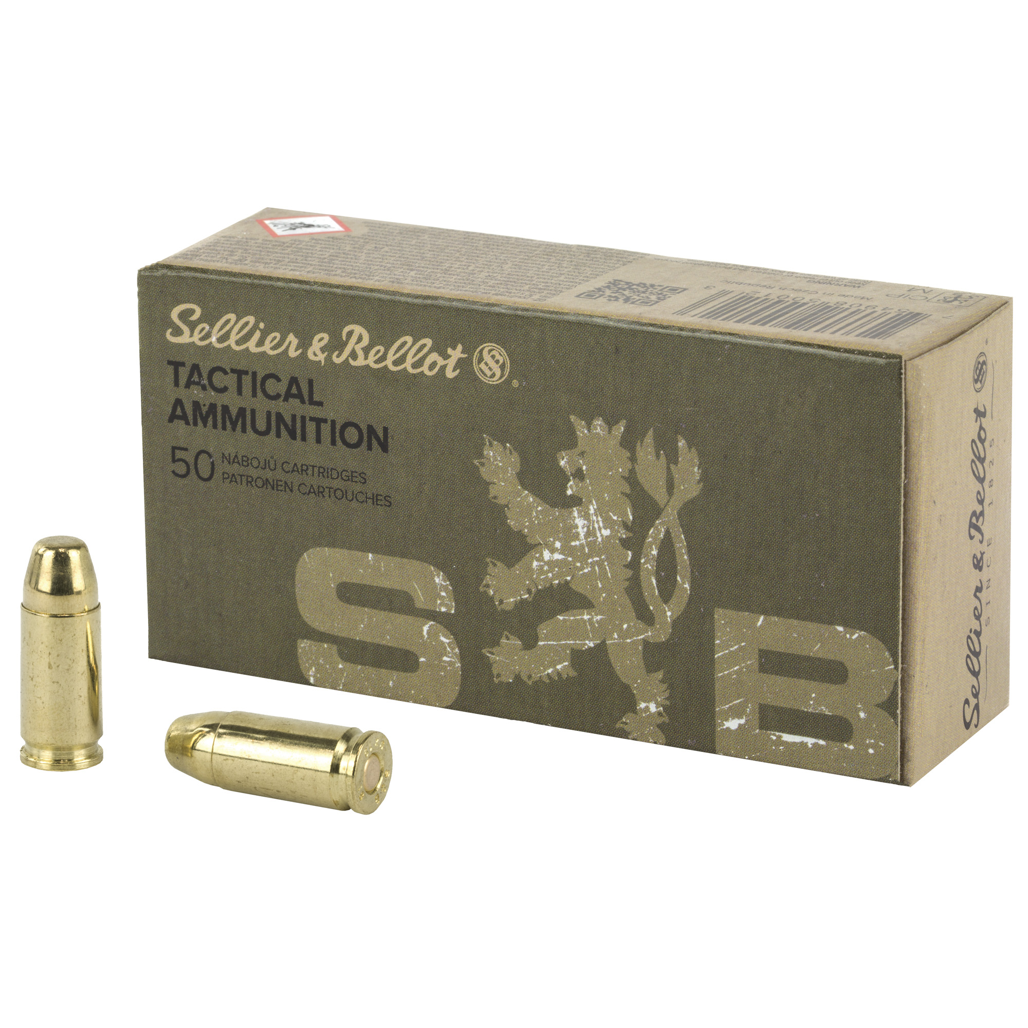 S&B 9mm Subsonic 140 Grain FMJ 50/1000 bulk ammo product image