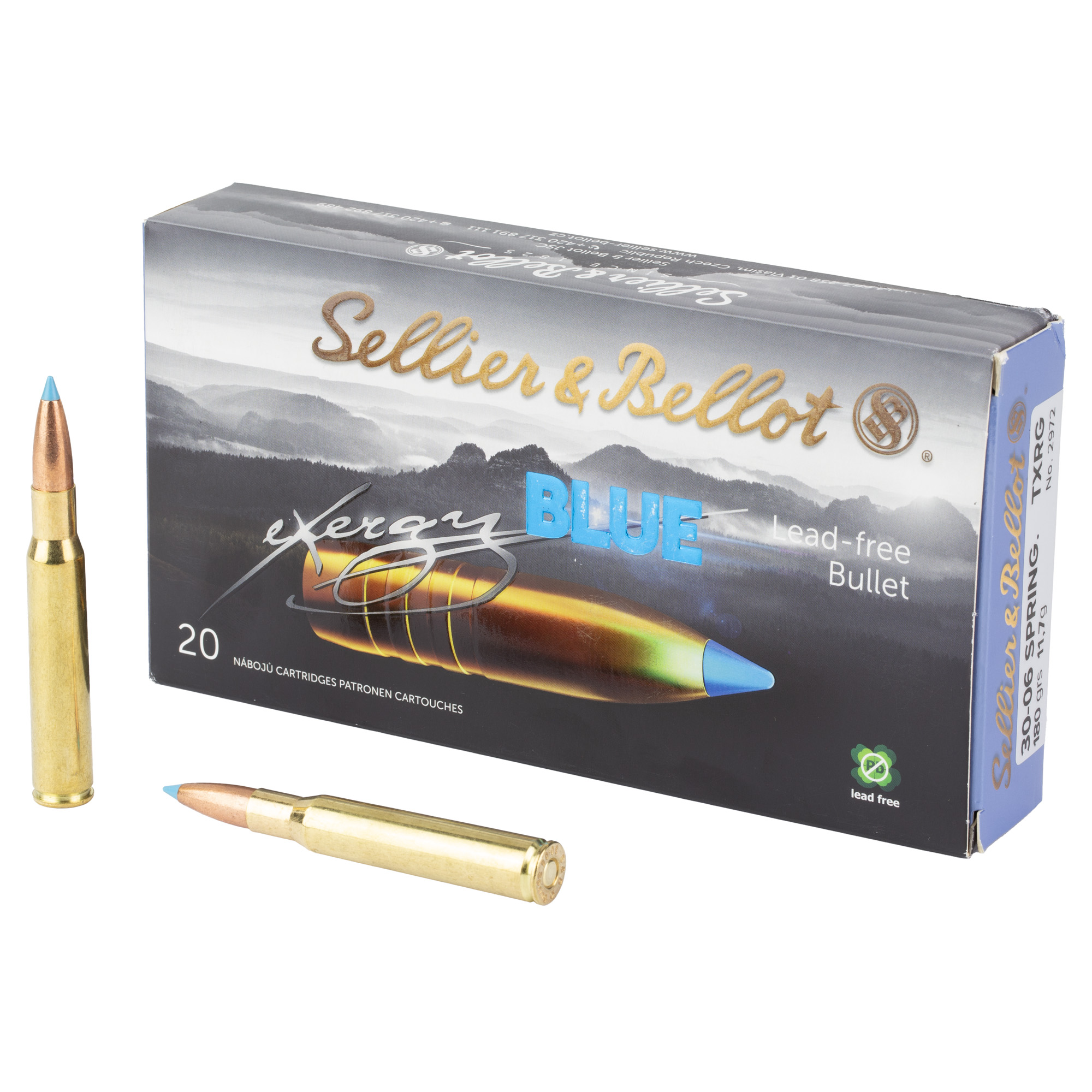 S&B Exergy Blue 3006 180 Grain Sf 20/240 bulk ammo product image