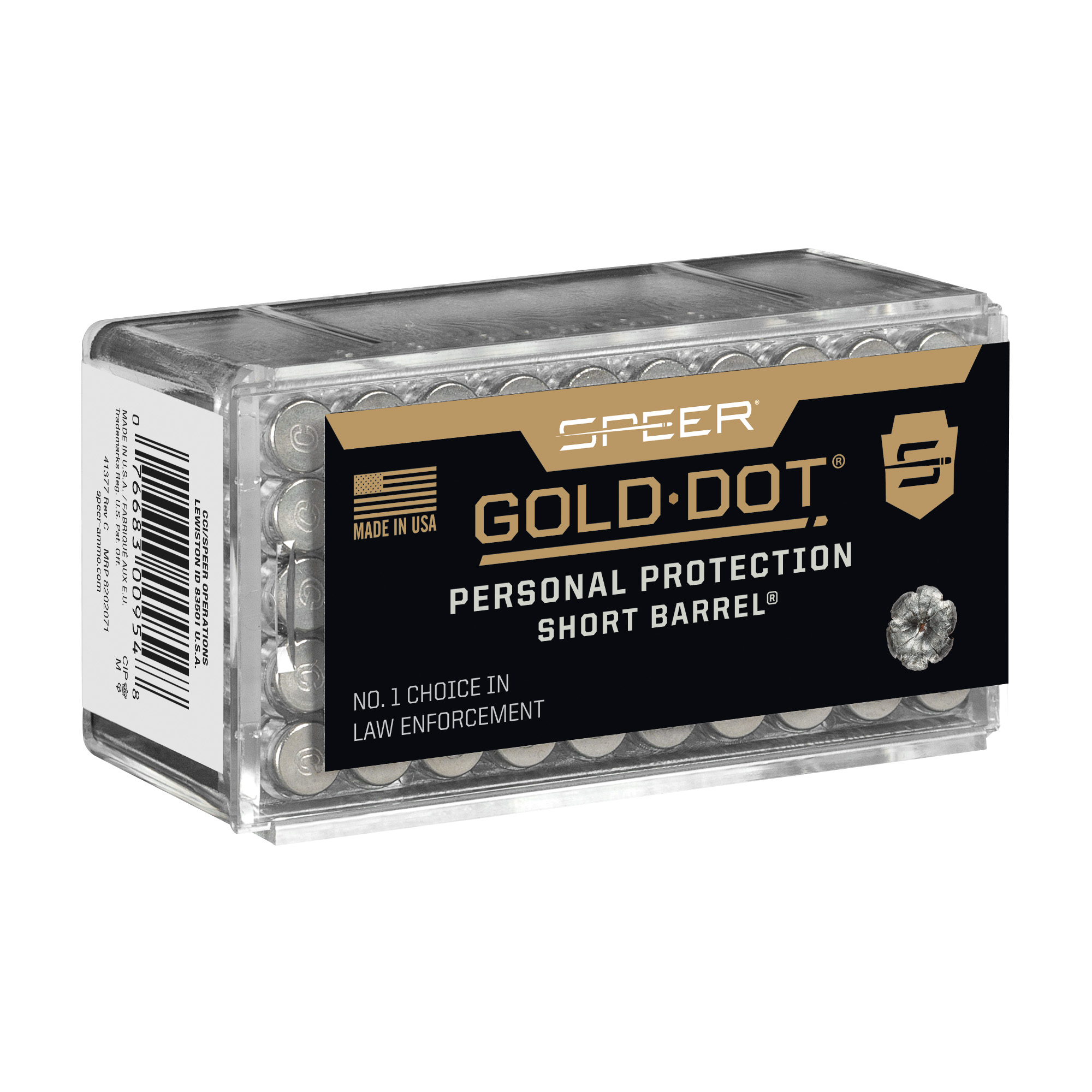 Spr Gold Dot 22 WMR 40 Grain Shrt Brl 50 bulk ammo product image