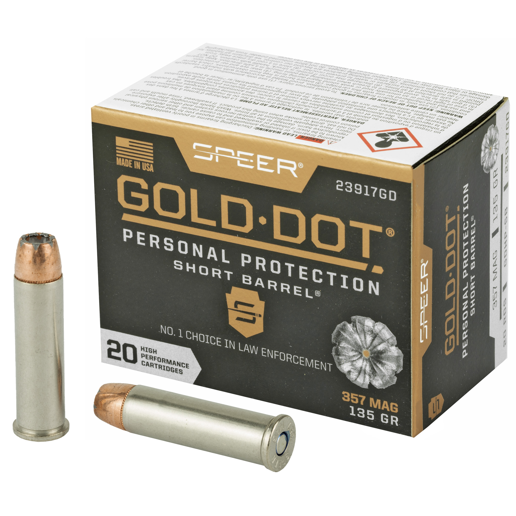 Spr Gold Dot 357mg 135g HP Sb 20/200 bulk ammo product image
