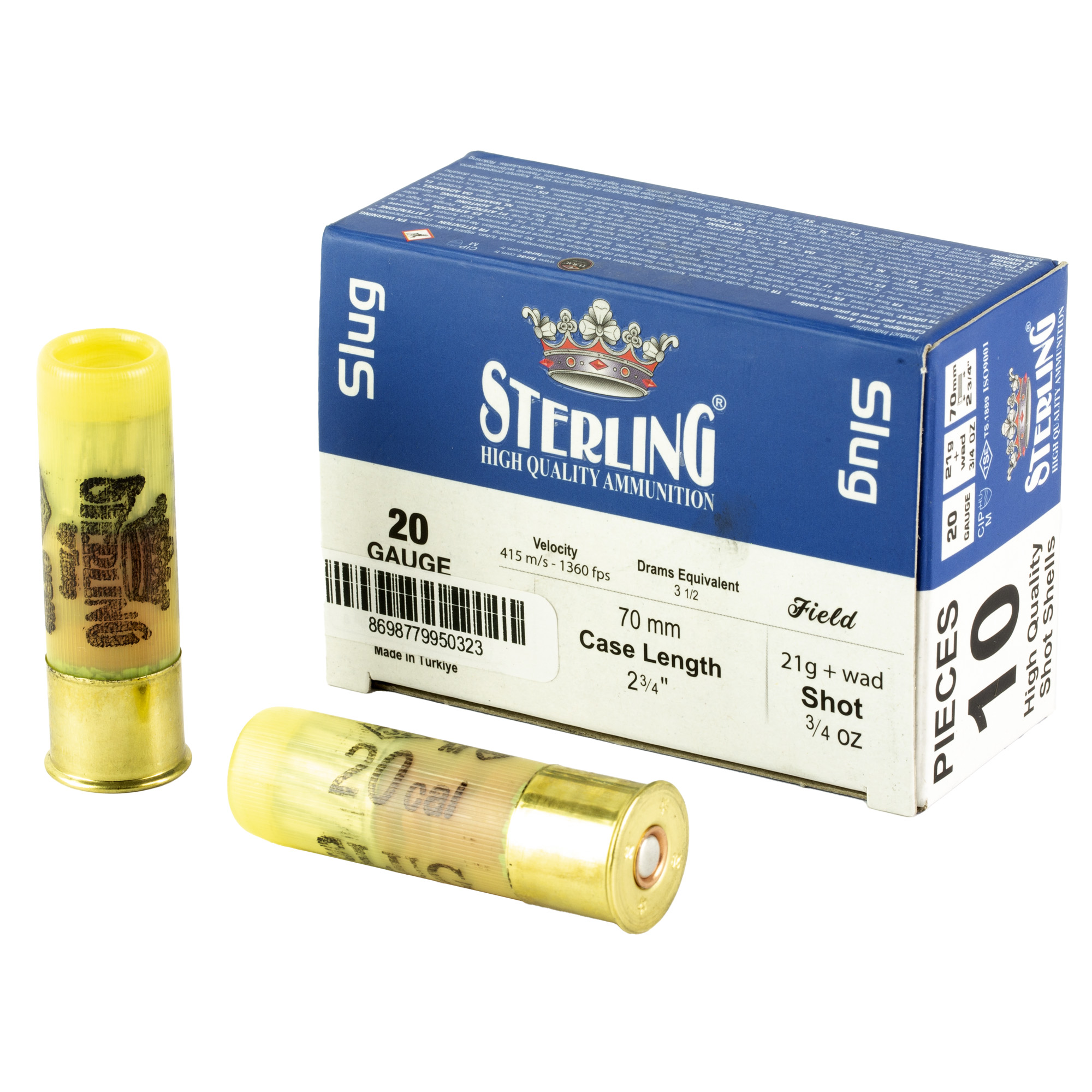 Sterling Big Game 20 Gauge Slug 10/200 bulk ammo product image