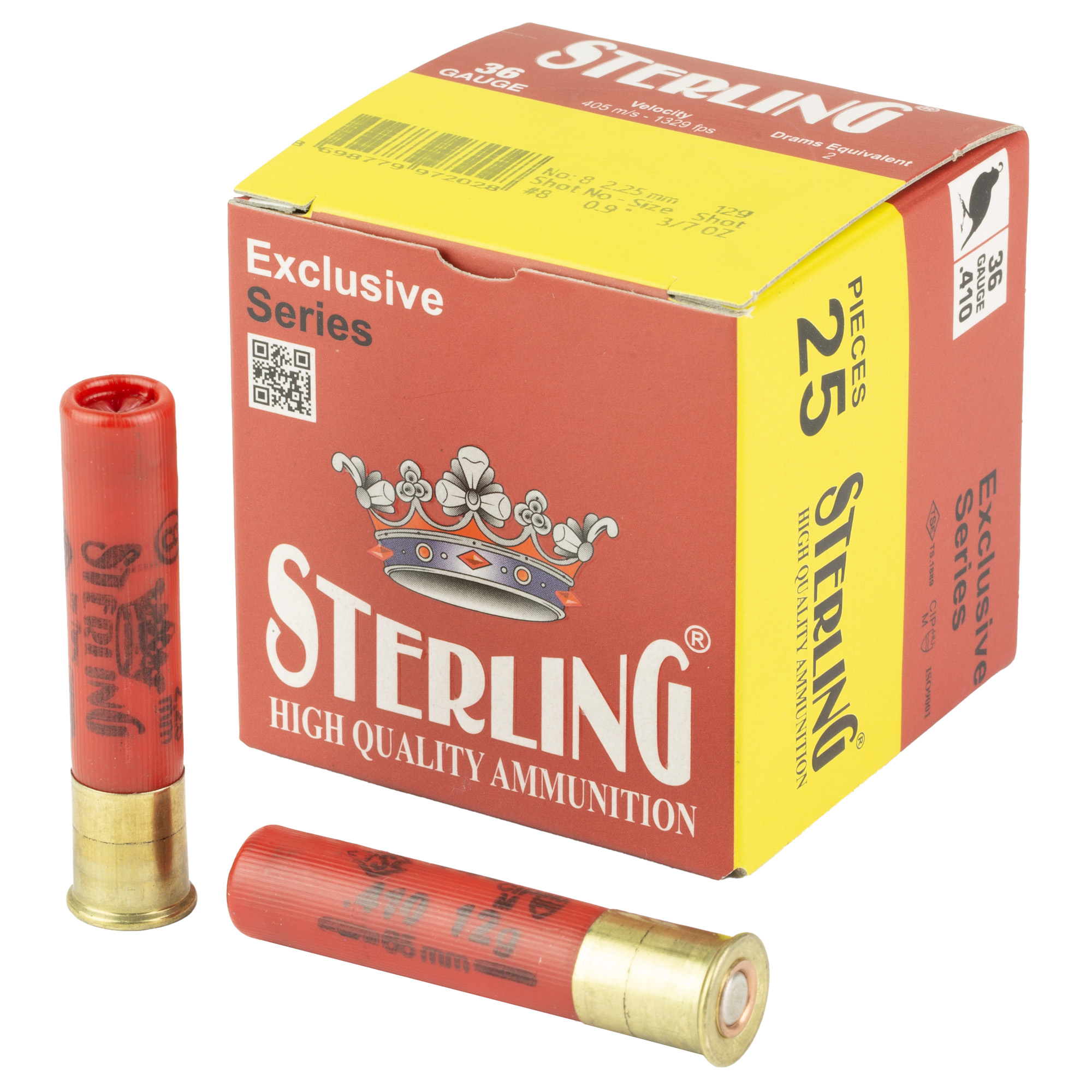Sterling Exclusive 410 2.5 #8 25/500 bulk ammo product image