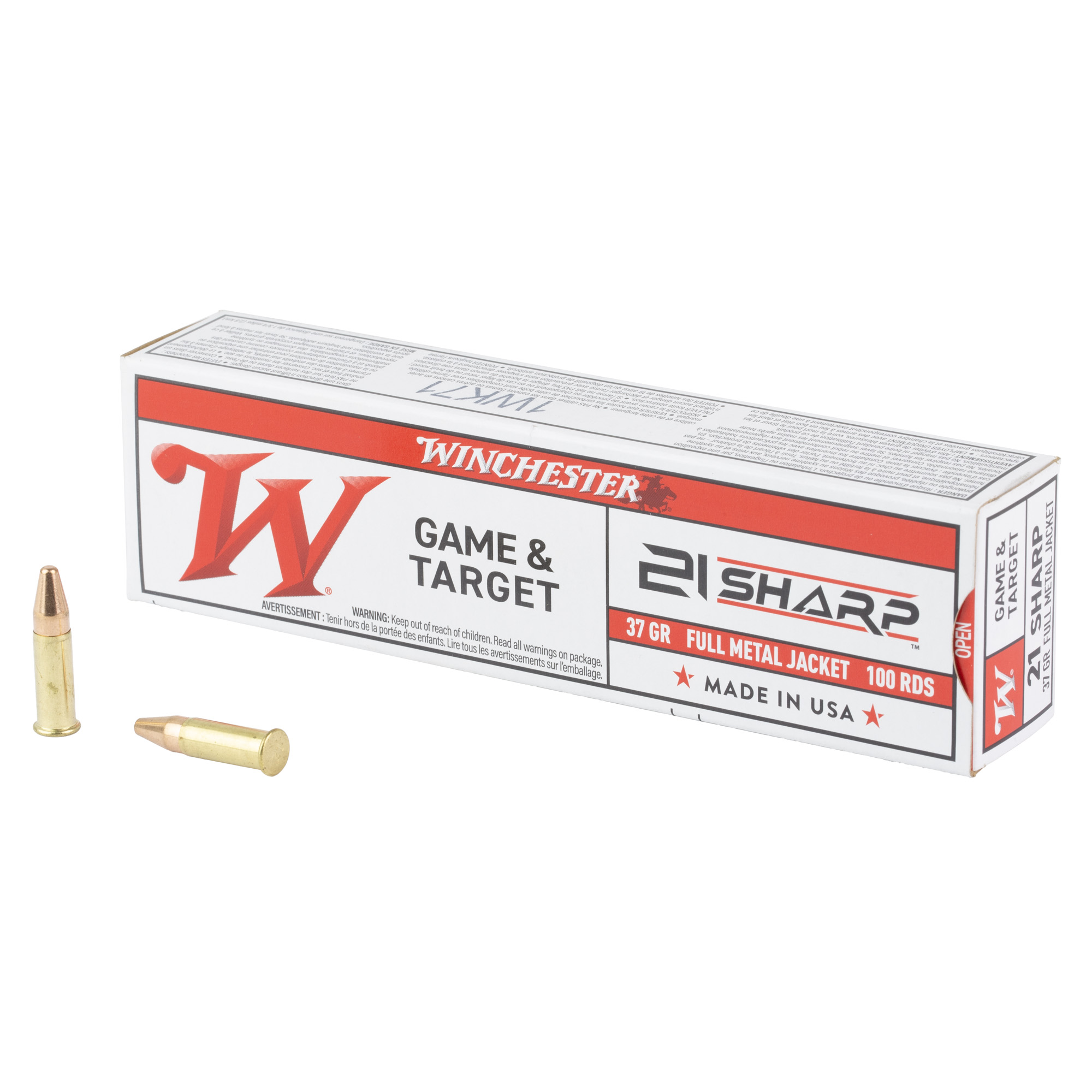 Winchester 21 Sharp Game&trgt 37 Grain 100/2000 bulk ammo product image