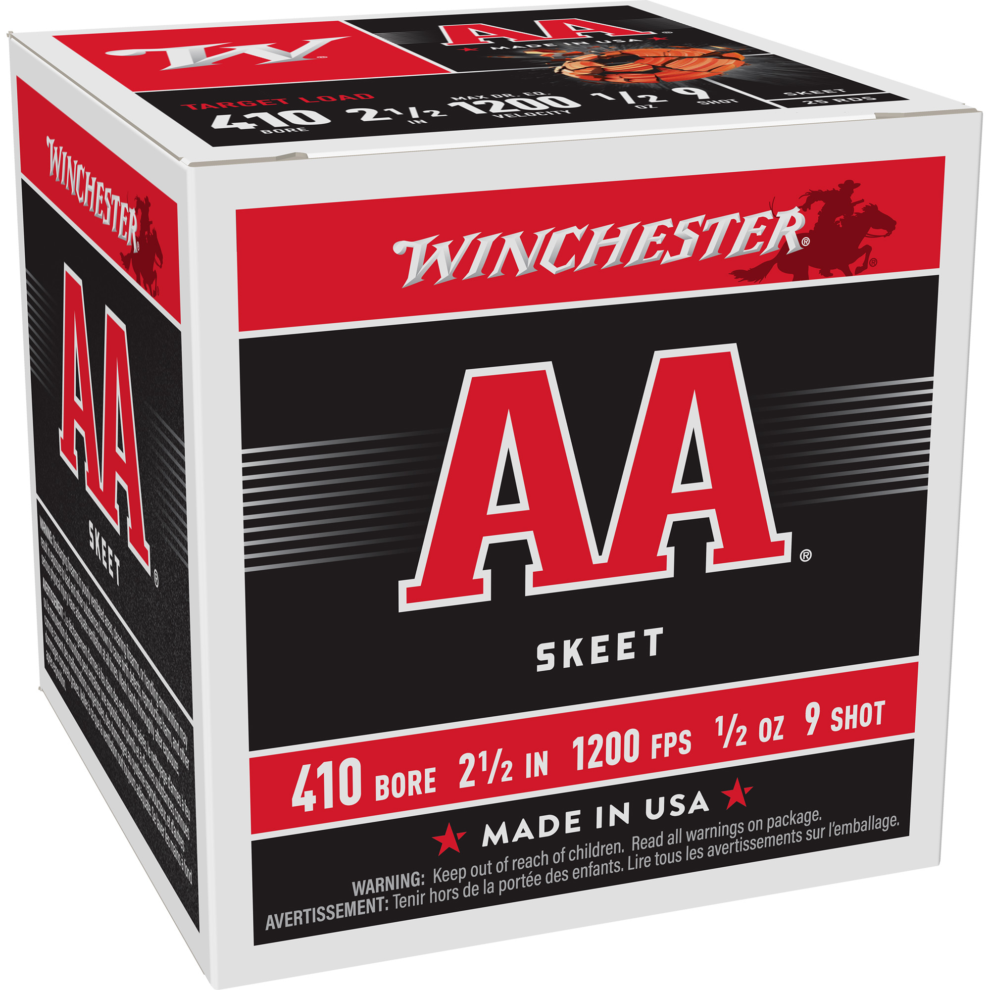 Winchester Aa 410 2.5″ #9 25/250 bulk ammo product image