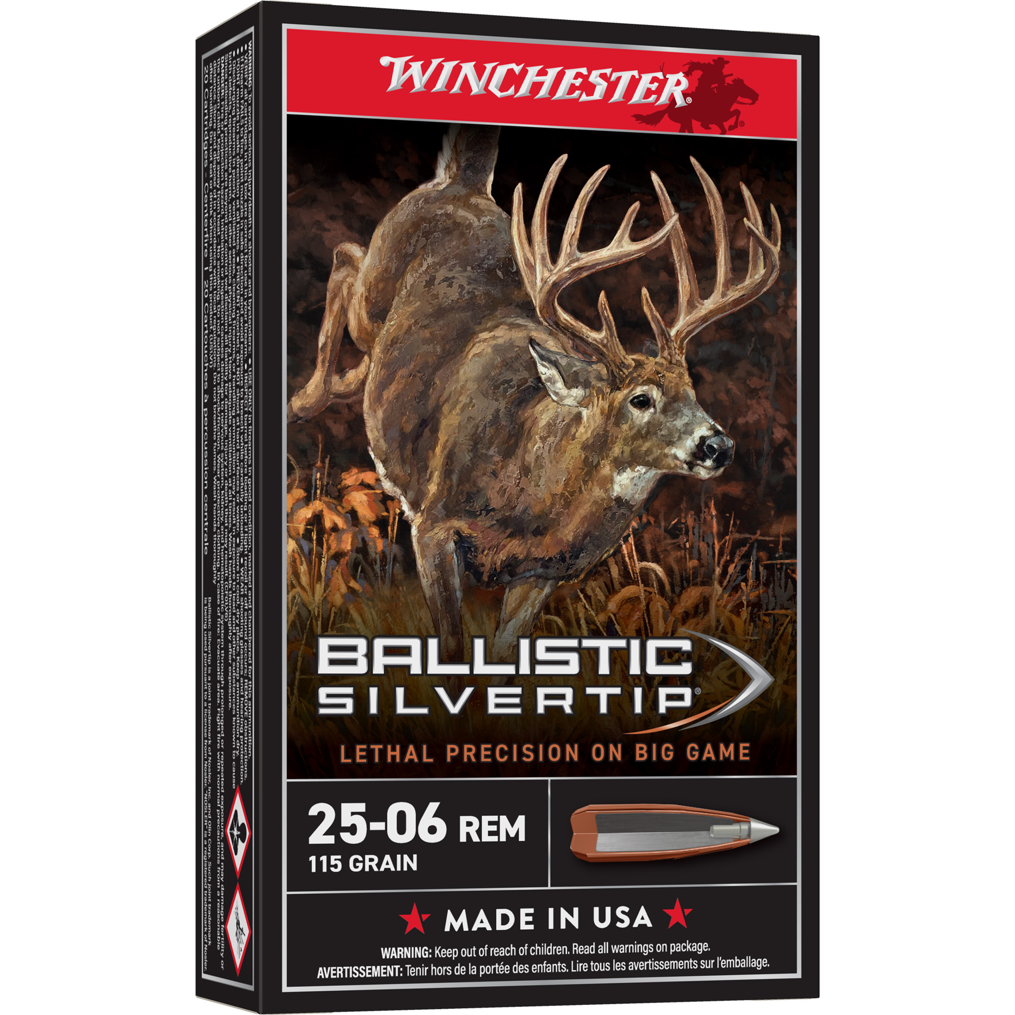 Winchester Blstc Tip 2506rm 115 Grain 20/200 bulk ammo product image