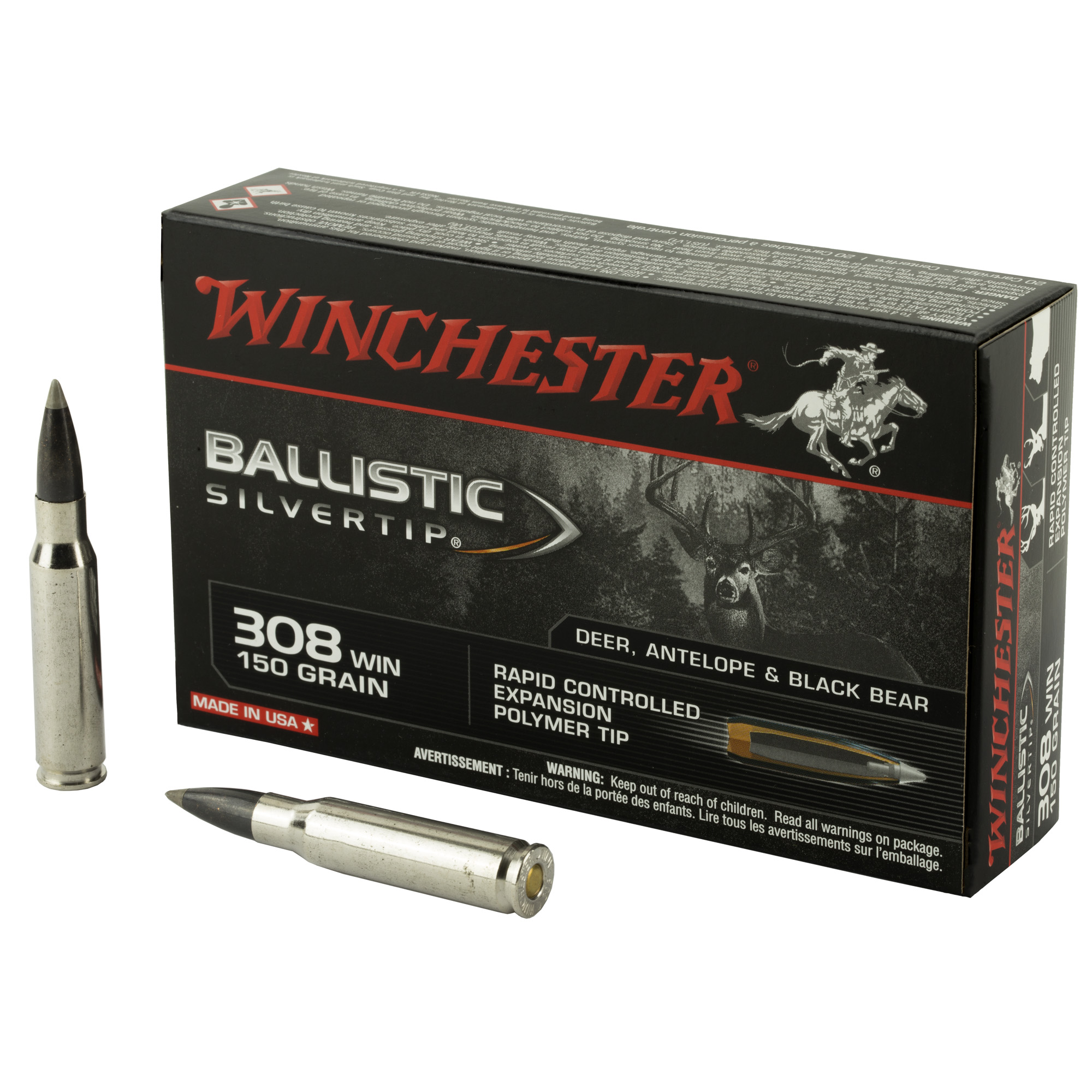Winchester Blstc Tip 308win 150 Grain 20/200 bulk ammo product image