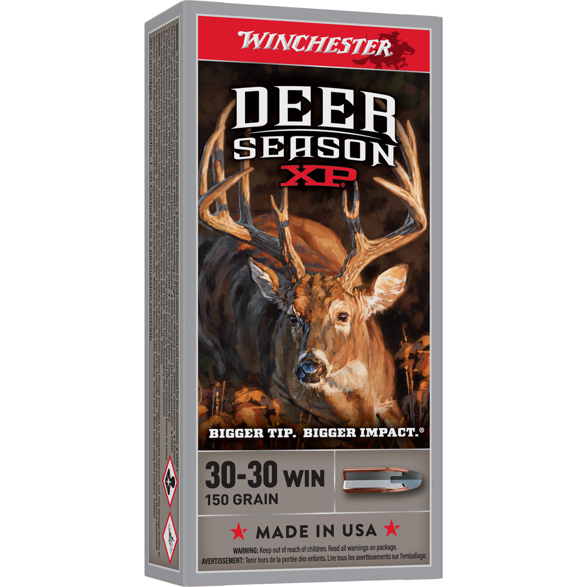 Winchester Deer Seasn Xp 30-30 150 Grain 20/200 bulk ammo product image