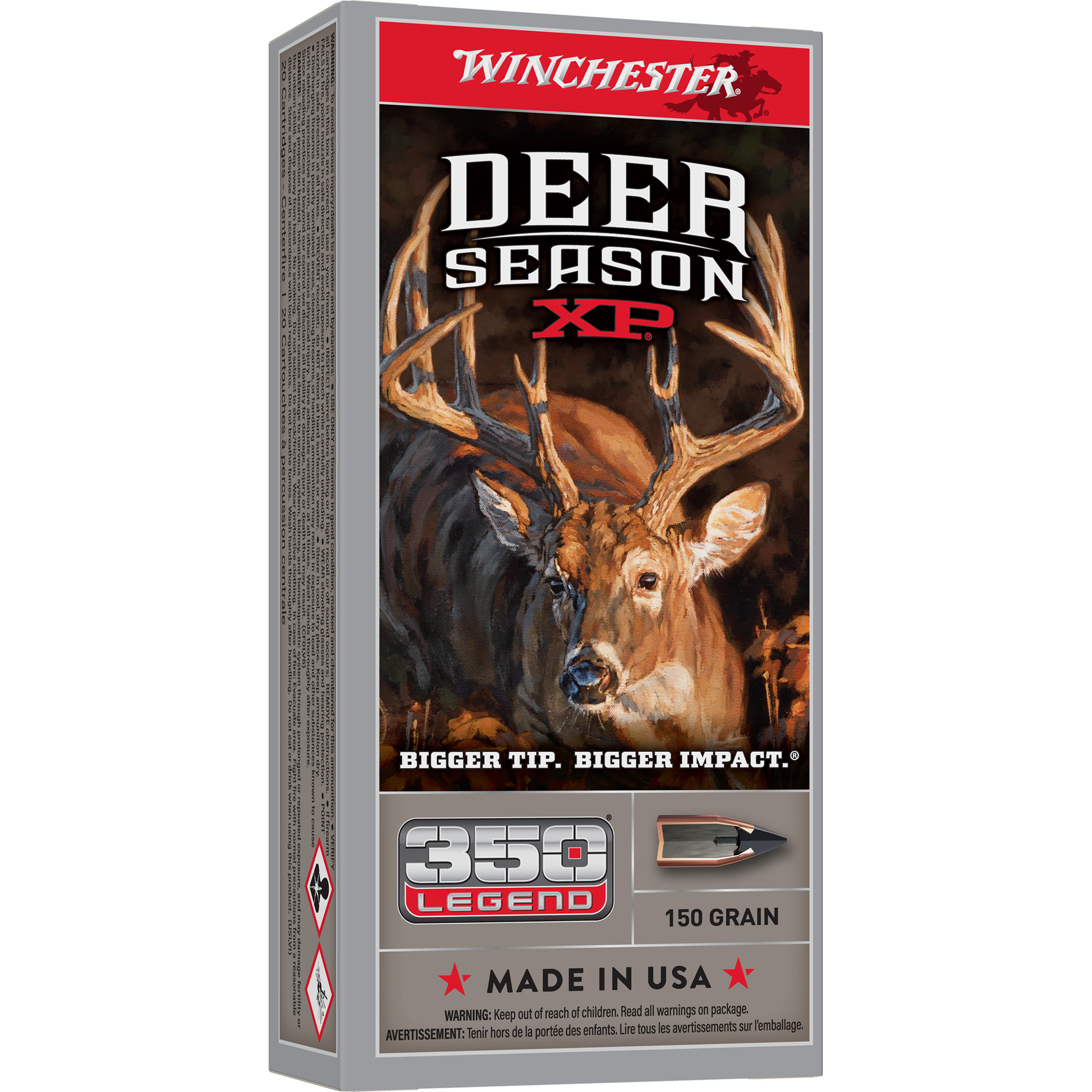 Winchester Deer Ssn 350 Legend 150 Grain 20/200 bulk ammo product image