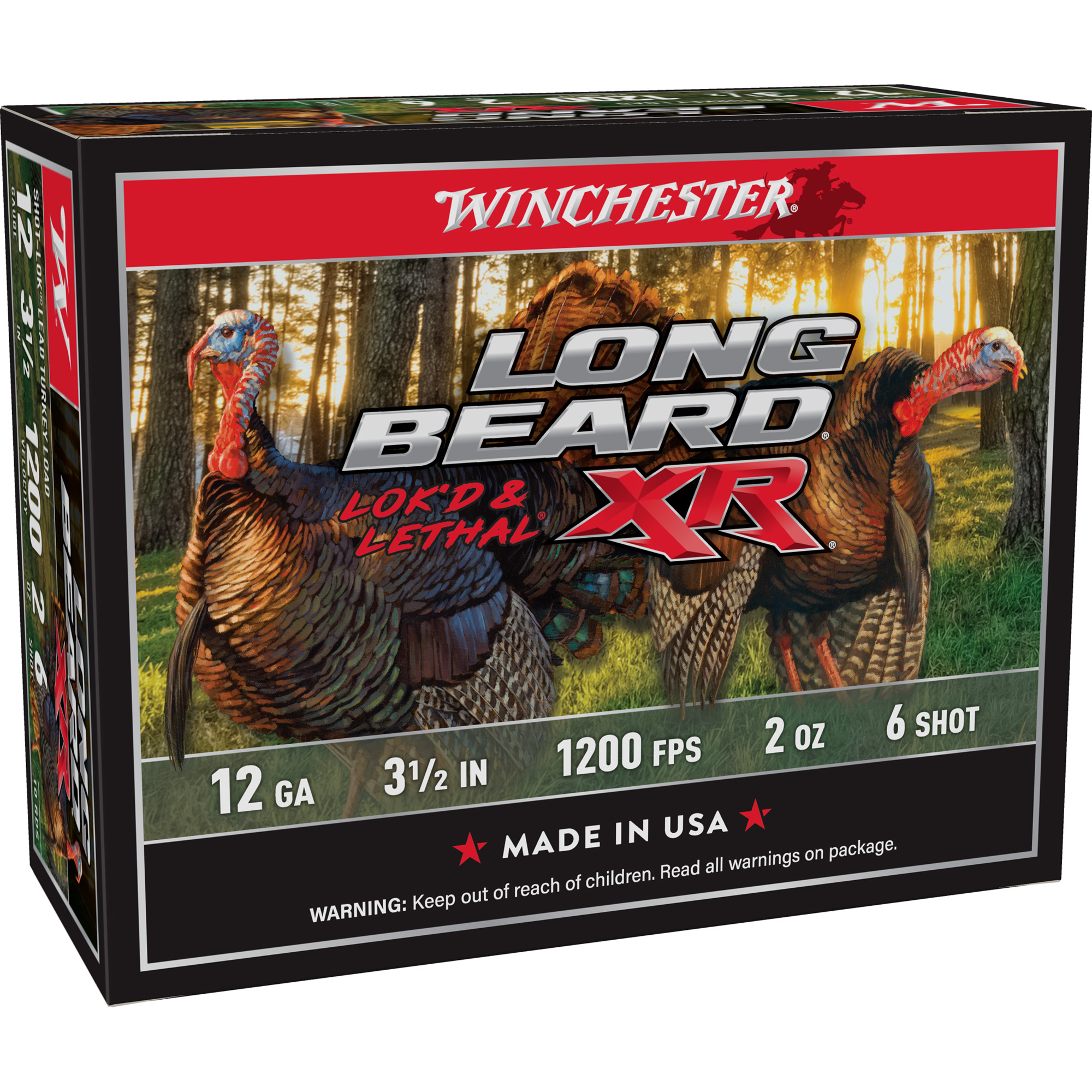 Winchester Lb Xr Trky 12 Gauge 3.5″ #6 2 oz 10/1 bulk ammo product image
