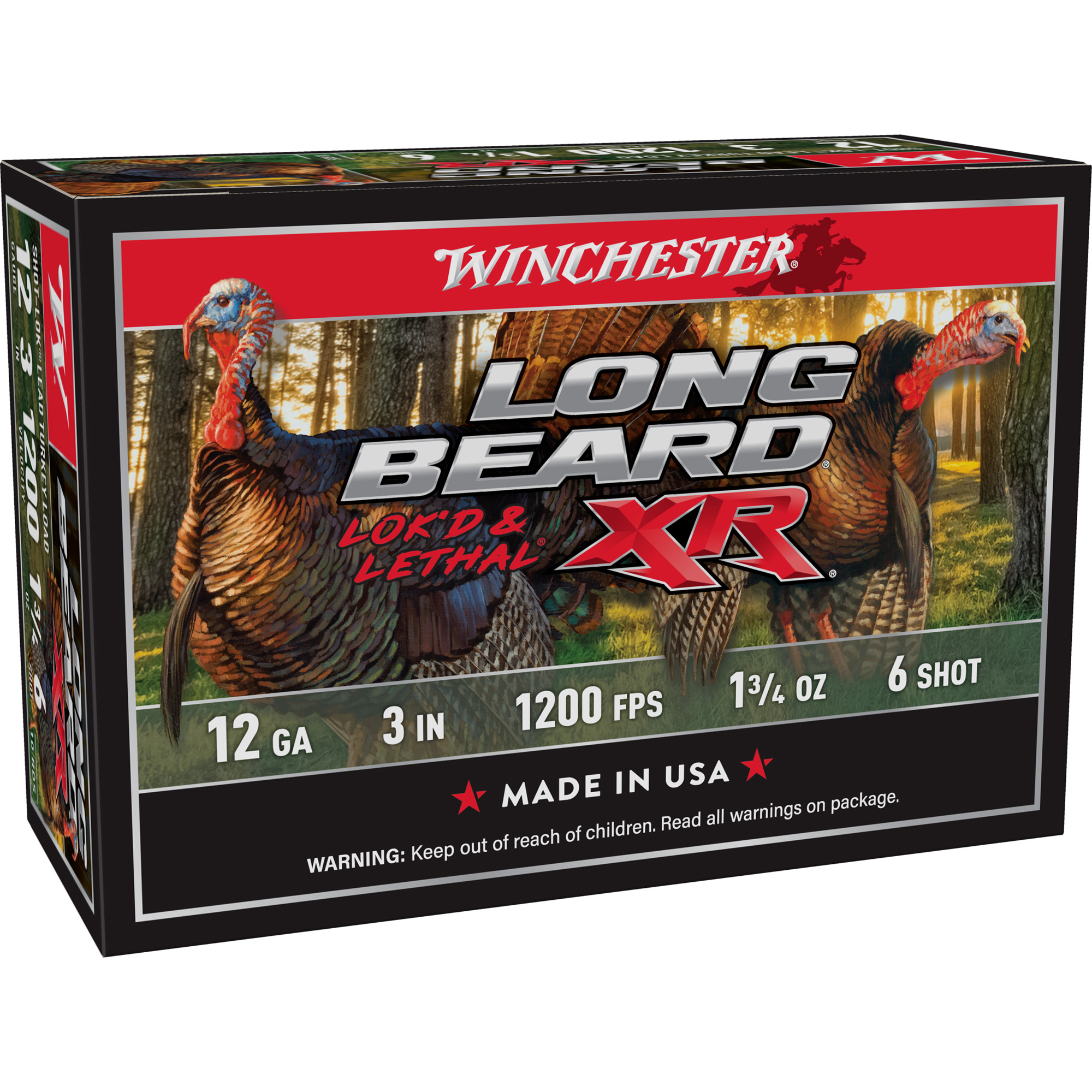 Winchester Lb Xr Trky 12 Gauge 3″ #6 1.75 oz 10/ bulk ammo product image
