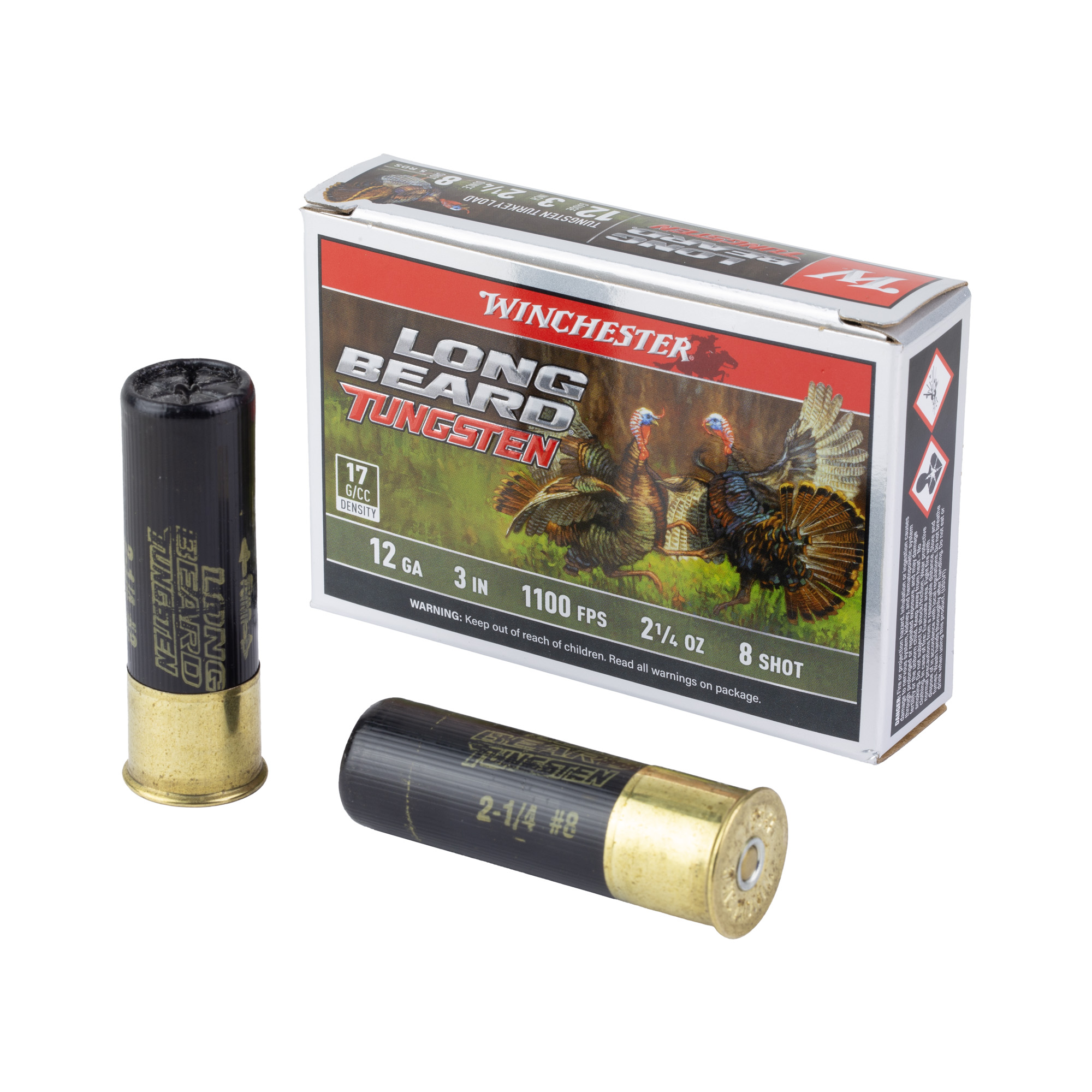 Winchester Long Beard Ts17 12 Gauge 3″ #8 5/50 bulk ammo product image