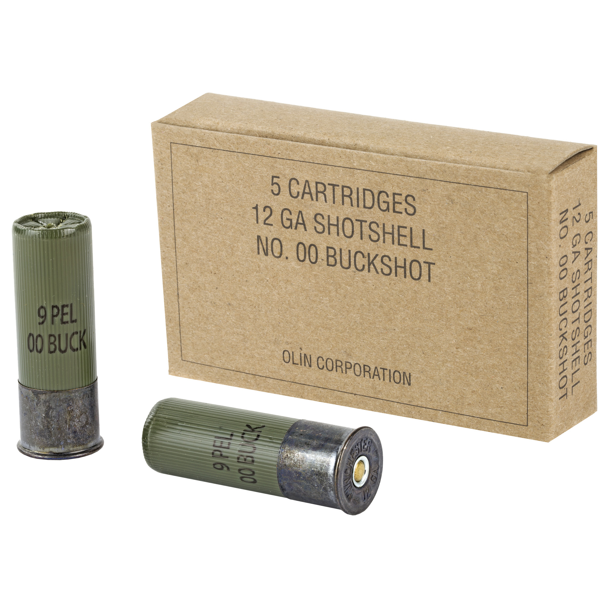 Winchester Mil Grade 12 Gauge 2.75″ 00bk 5/250 bulk ammo product image