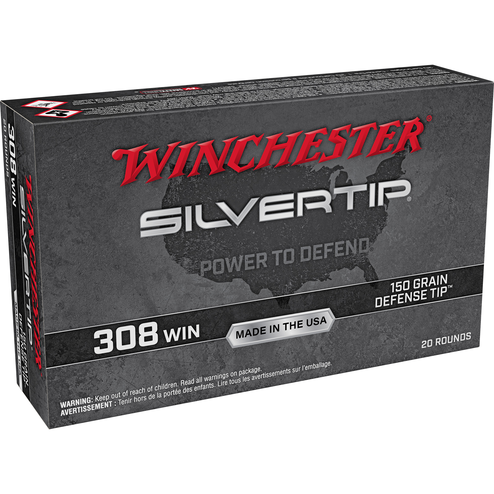 Winchester Silvertip 308 Win 150 Grain 20/200 bulk ammo product image